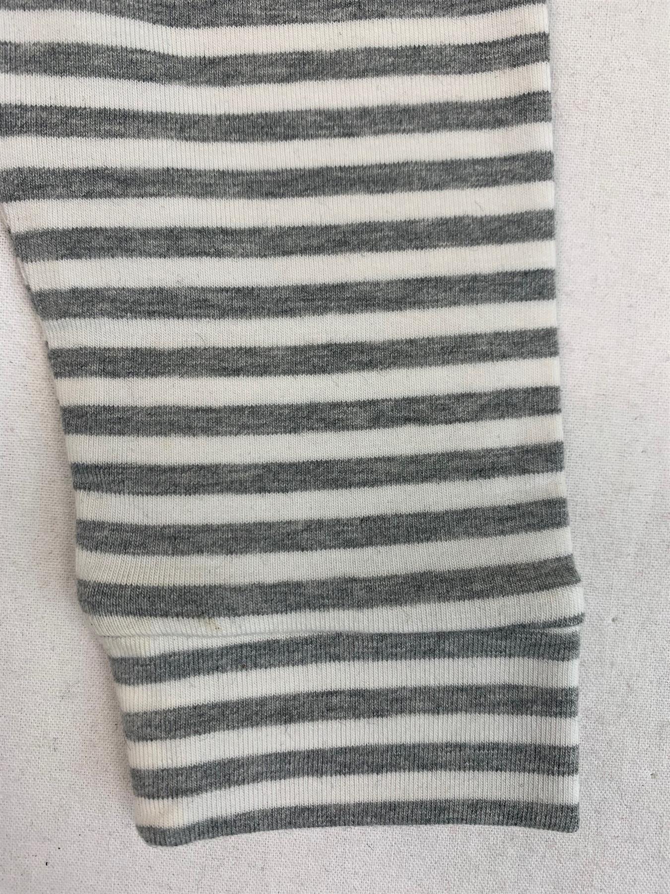 Childrens Grey striped Leggings Ex-High Street Brand