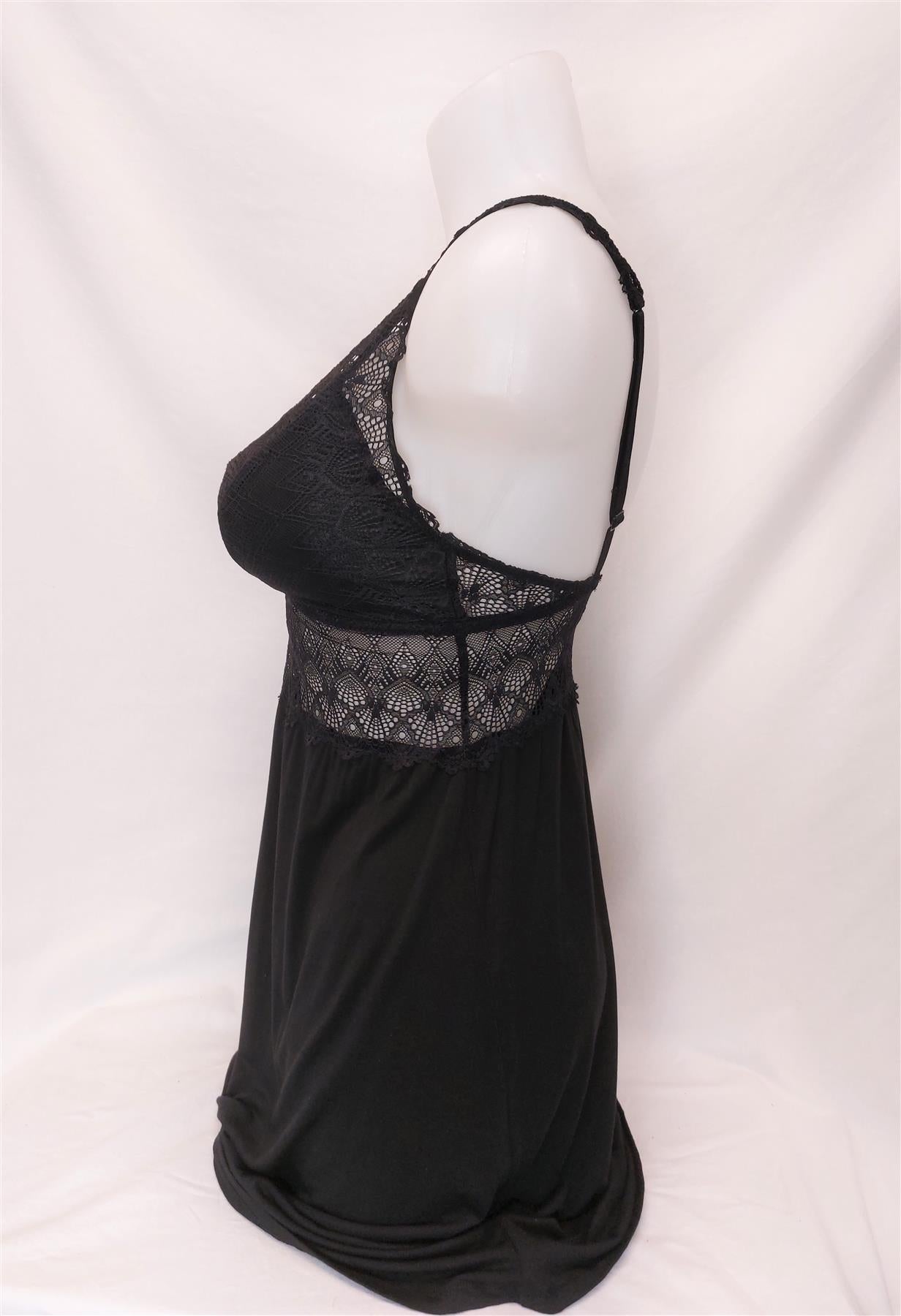 Oysho Art Deco Women's Lace Nightdress Soft Full Slip Nightie Padded or Unpadded