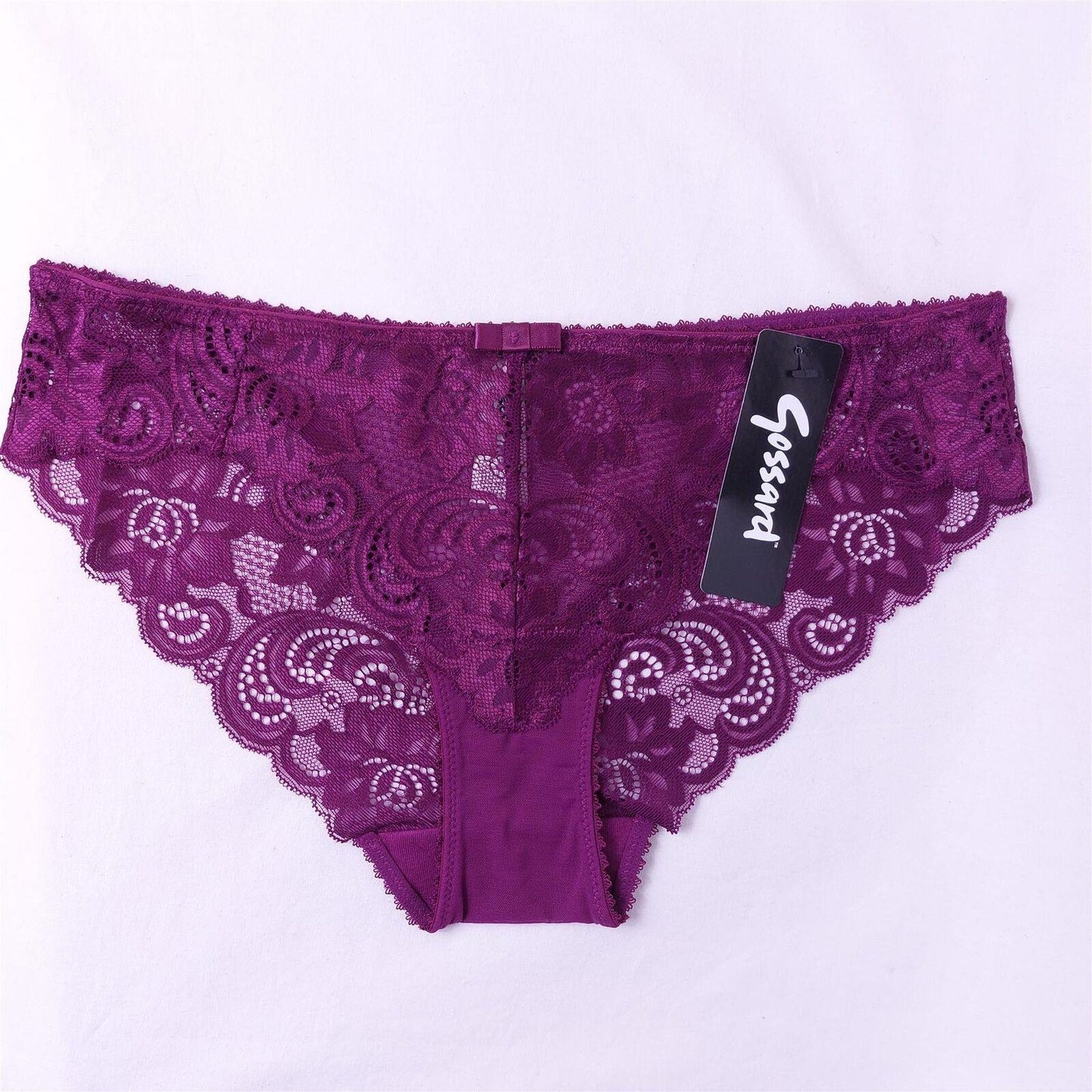 2-Pack Gossard Lace Brief Knickers Multipack Size 8-10 Purple Multipac –  Worsley_wear