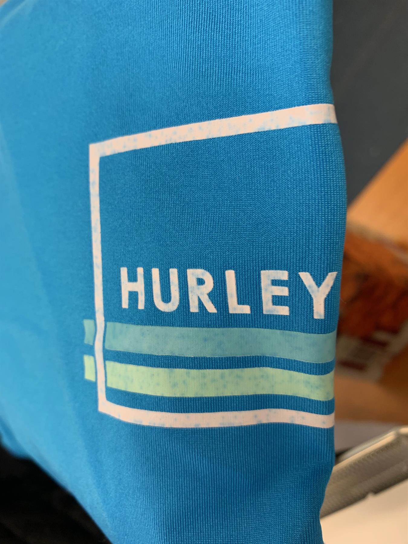 Hurley Men's Long Sleeve Moisture Wicking Graphic Rash Guard Shirt
