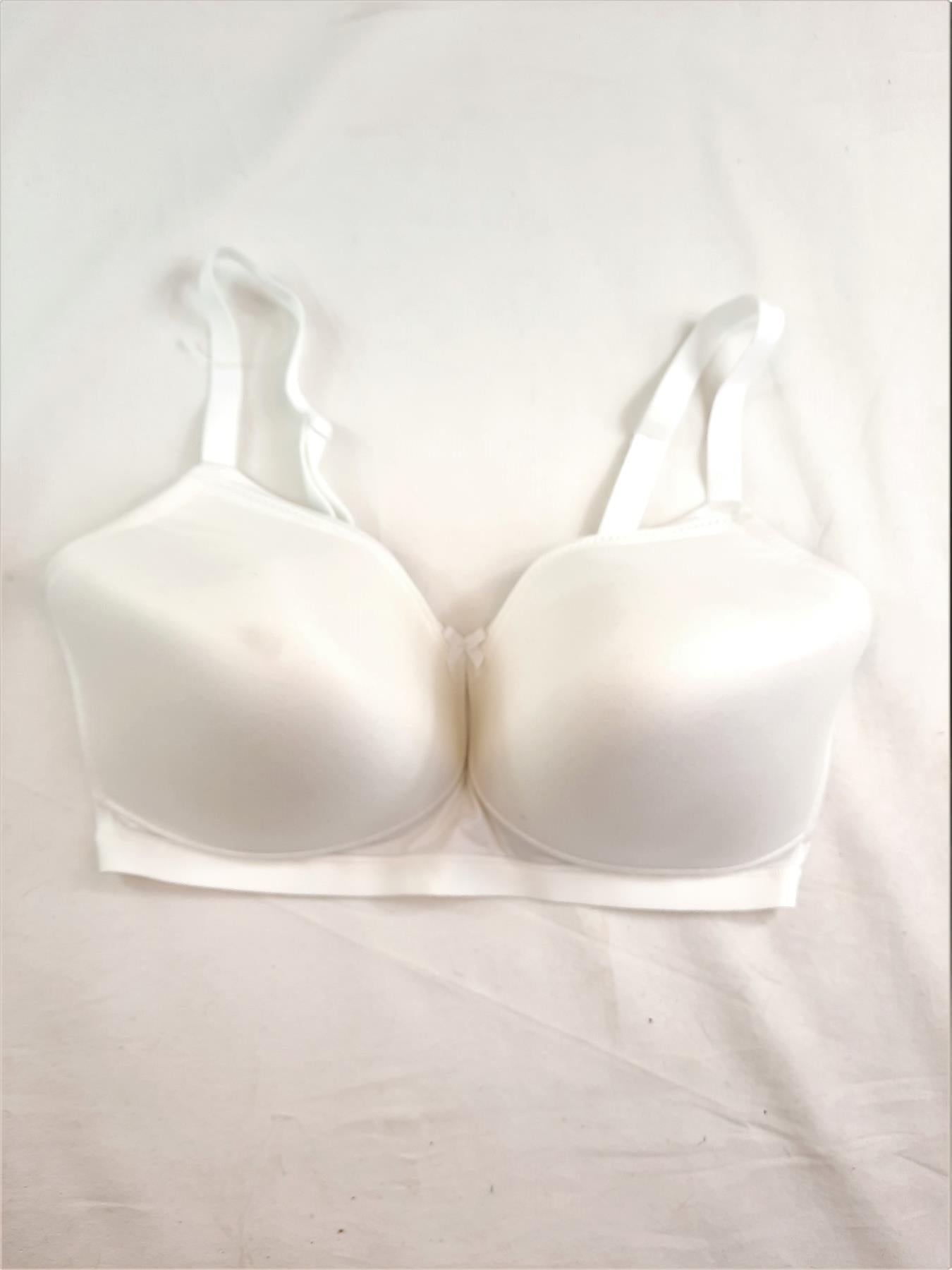 M S Soft Comfort Bra Non-Wired Lightly-Padded White Shop Soiled Brand New