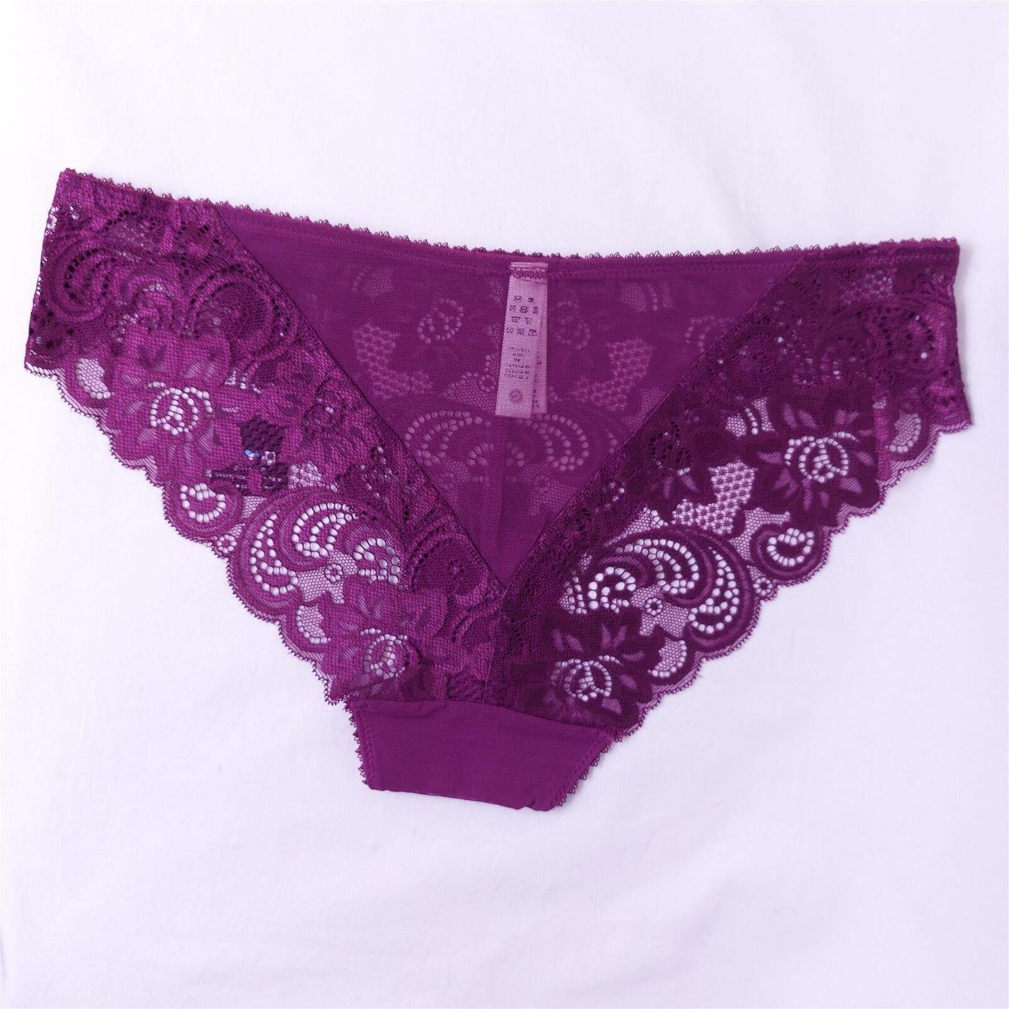 2-Pack Gossard Lace Brief Knickers Multipack Size 8-10 Purple Multipack New