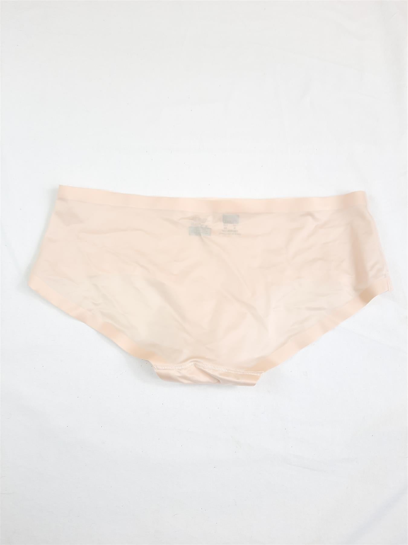 3-Pack Knickers Short Brief Elasticated Waist and Legs Multipack Peach Brand New