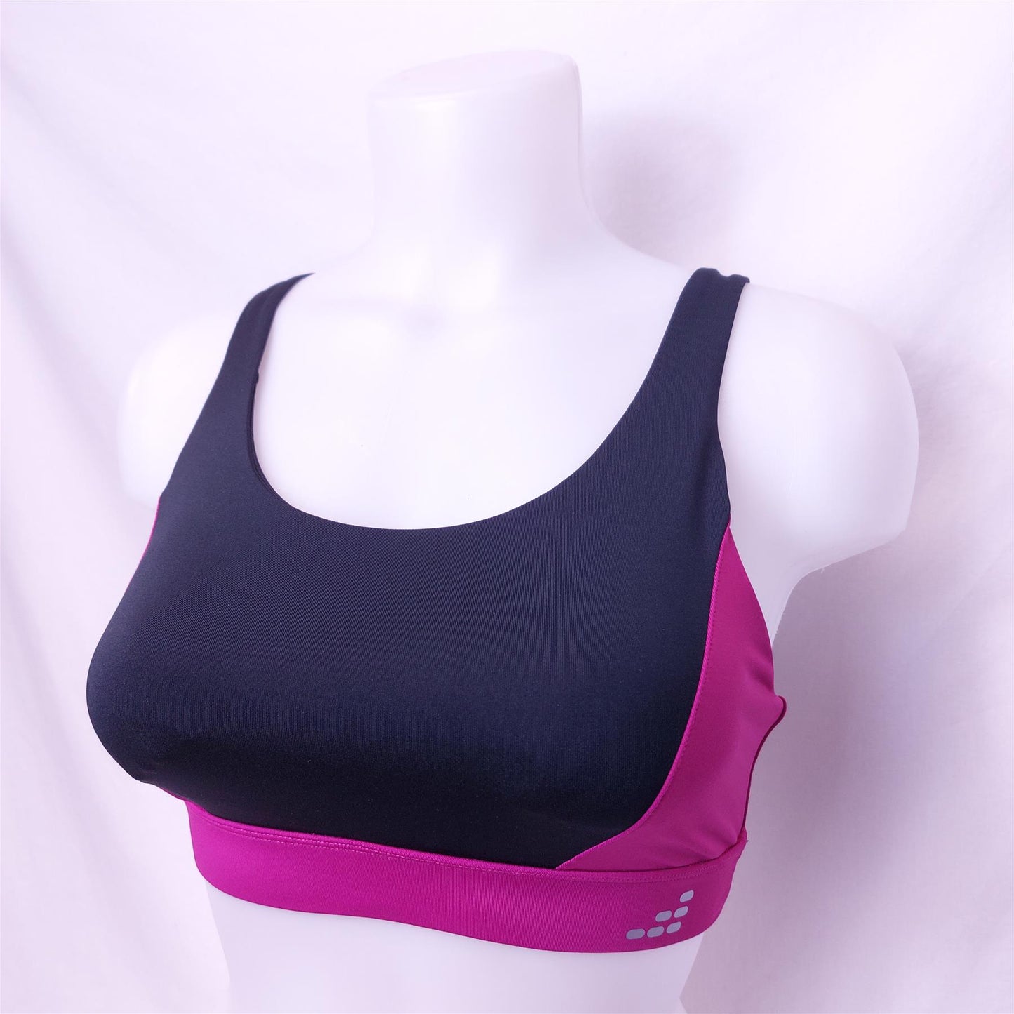BCG Academy Sports Bra Gym Top Non-Wired Removable Pads Medium Impact Crossback