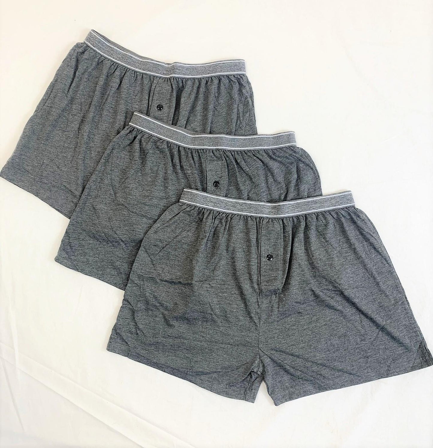 M*S Men's 3-Pack Cool Comfort Jersey Boxers Underpants Cotton Multipack New