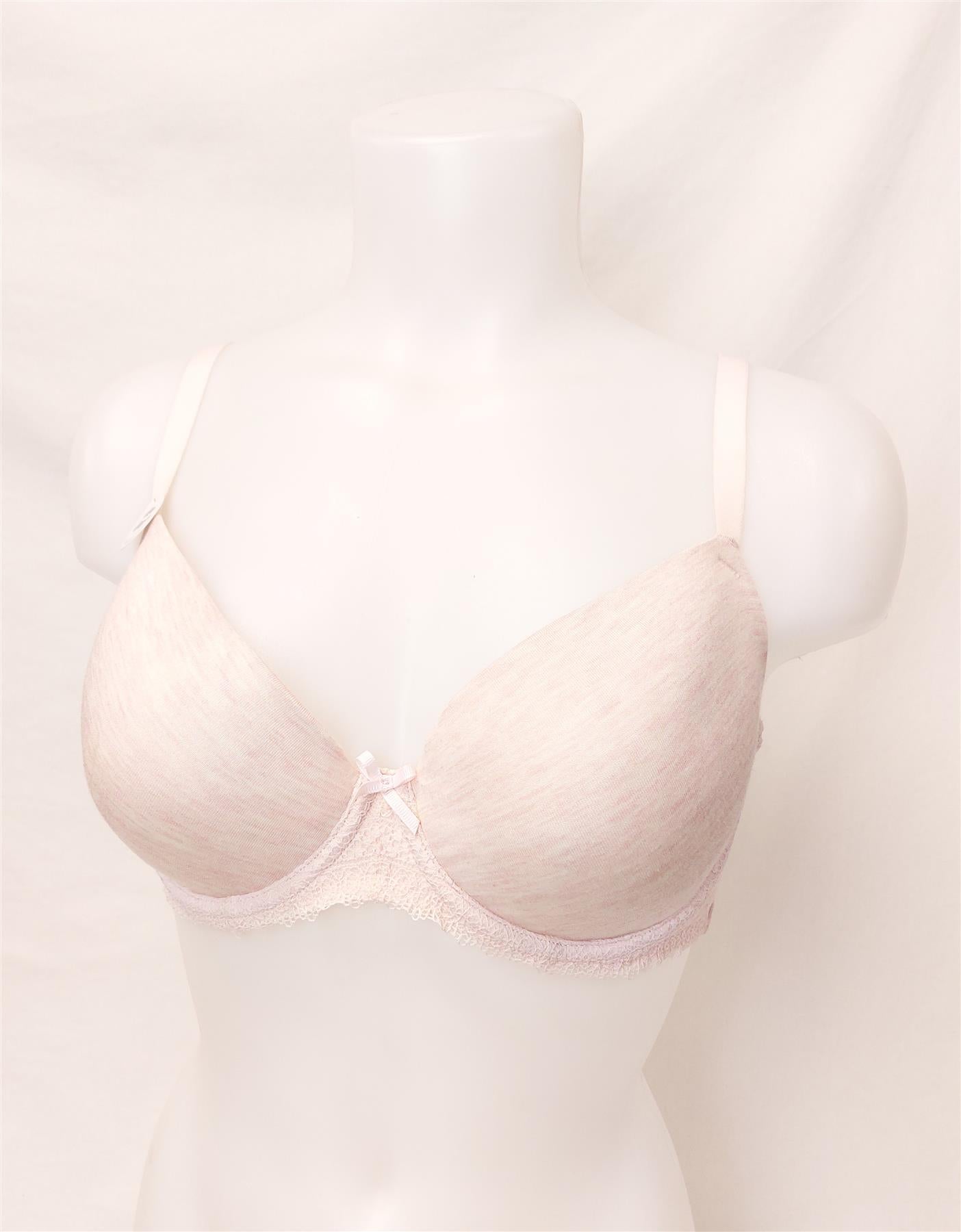 F&F Soft Touch Bra Underwired Padded Lace Trim Full Cup Supersoft Shop Soiled
