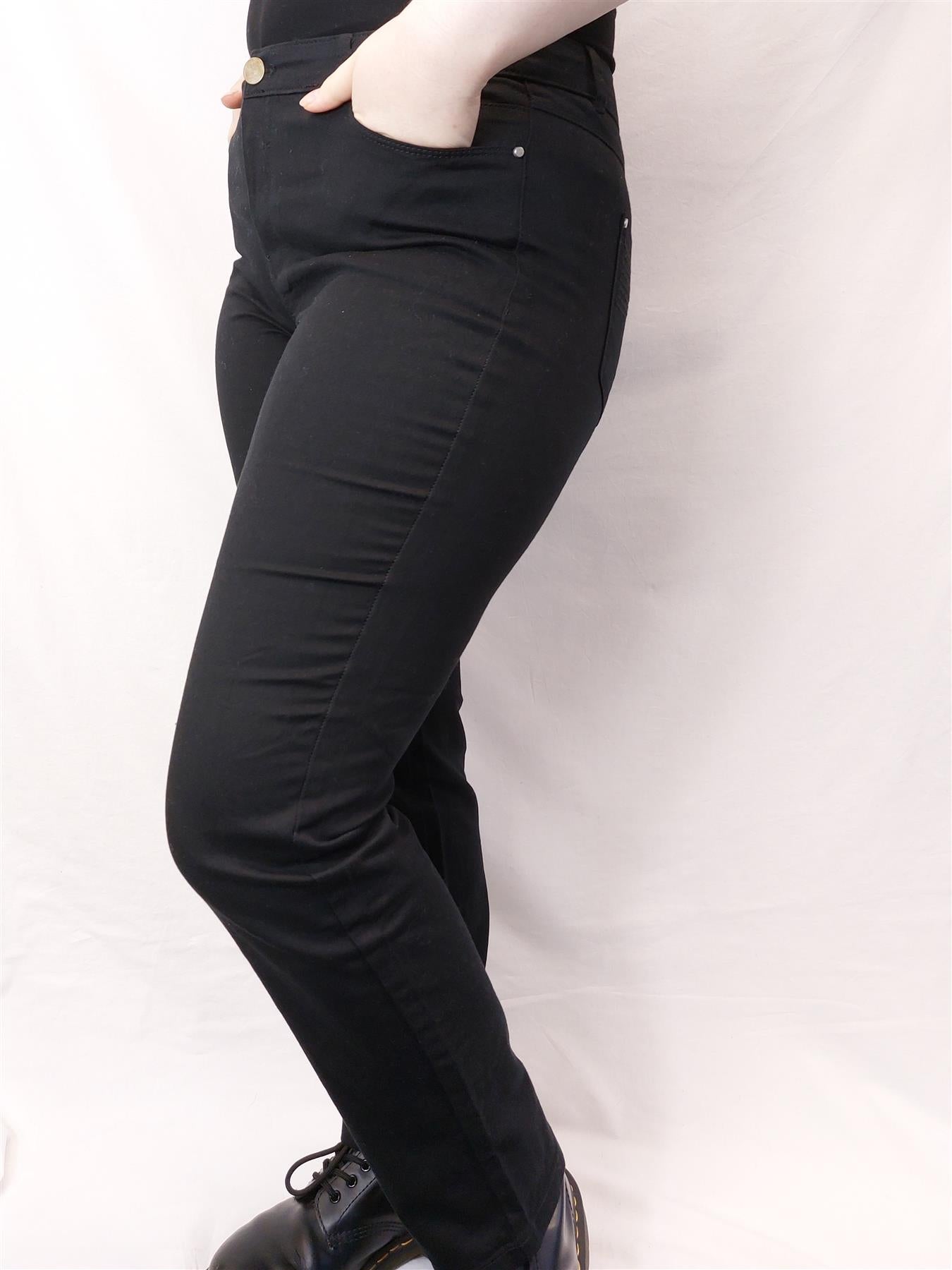 C&A Straight Leg Jeans  Stretch Denim Smart Casual Trousers Women's
