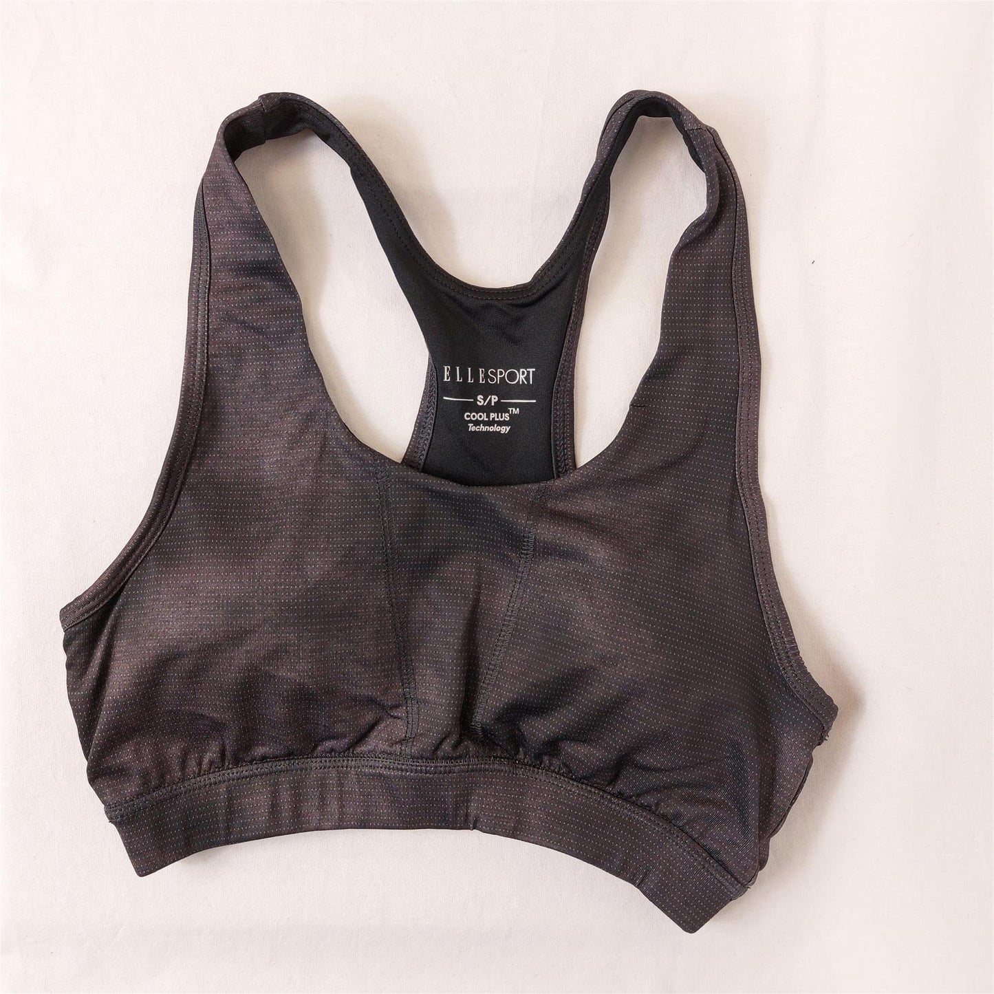 Elle Sport Sports Bra Non-Wired Removable Padding Medium Impact Gym Workout Top