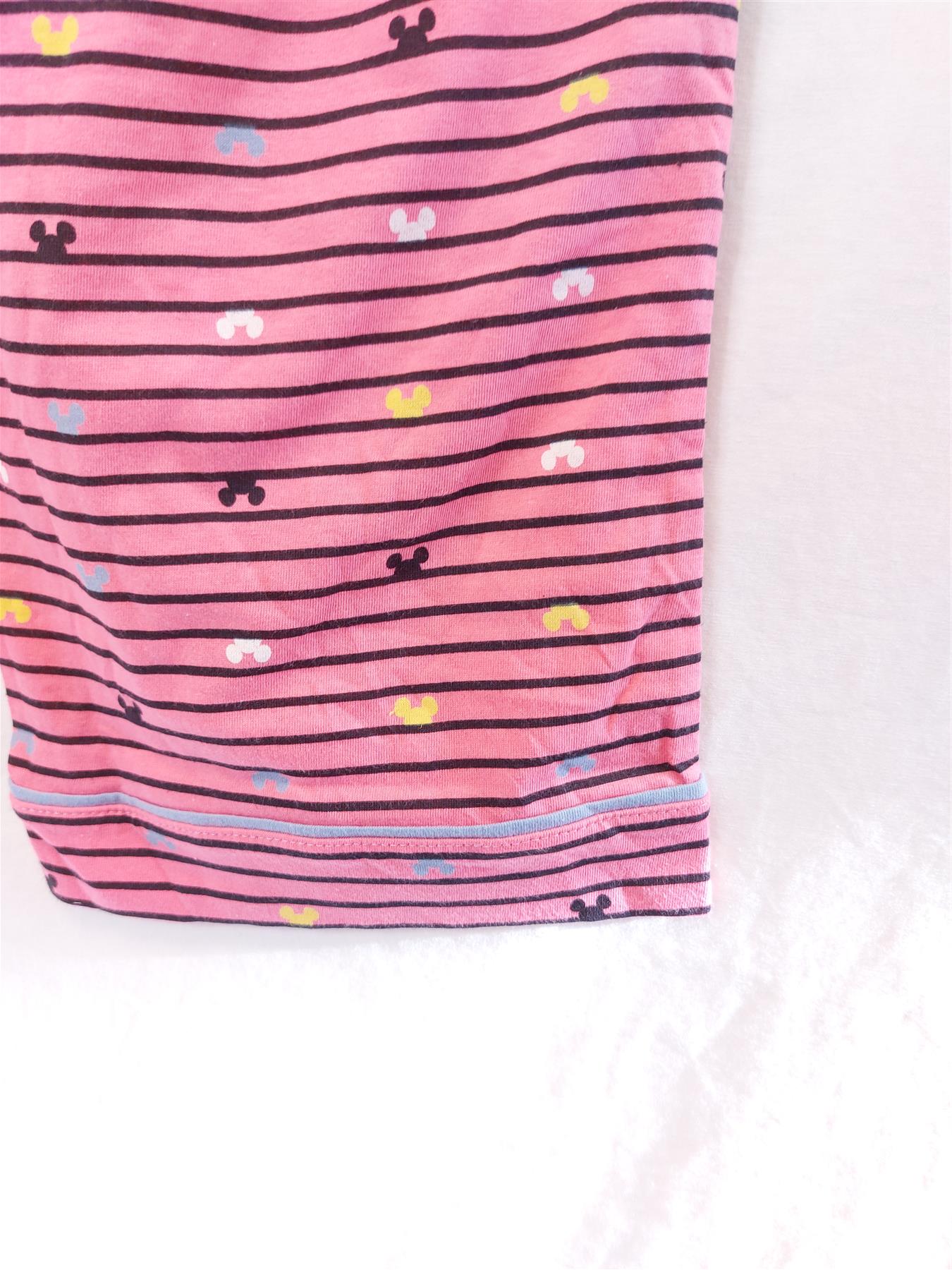 Women's Pyjama Bottoms Pure Cotton Pink Stripe Supersoft Comfy PJ Pants