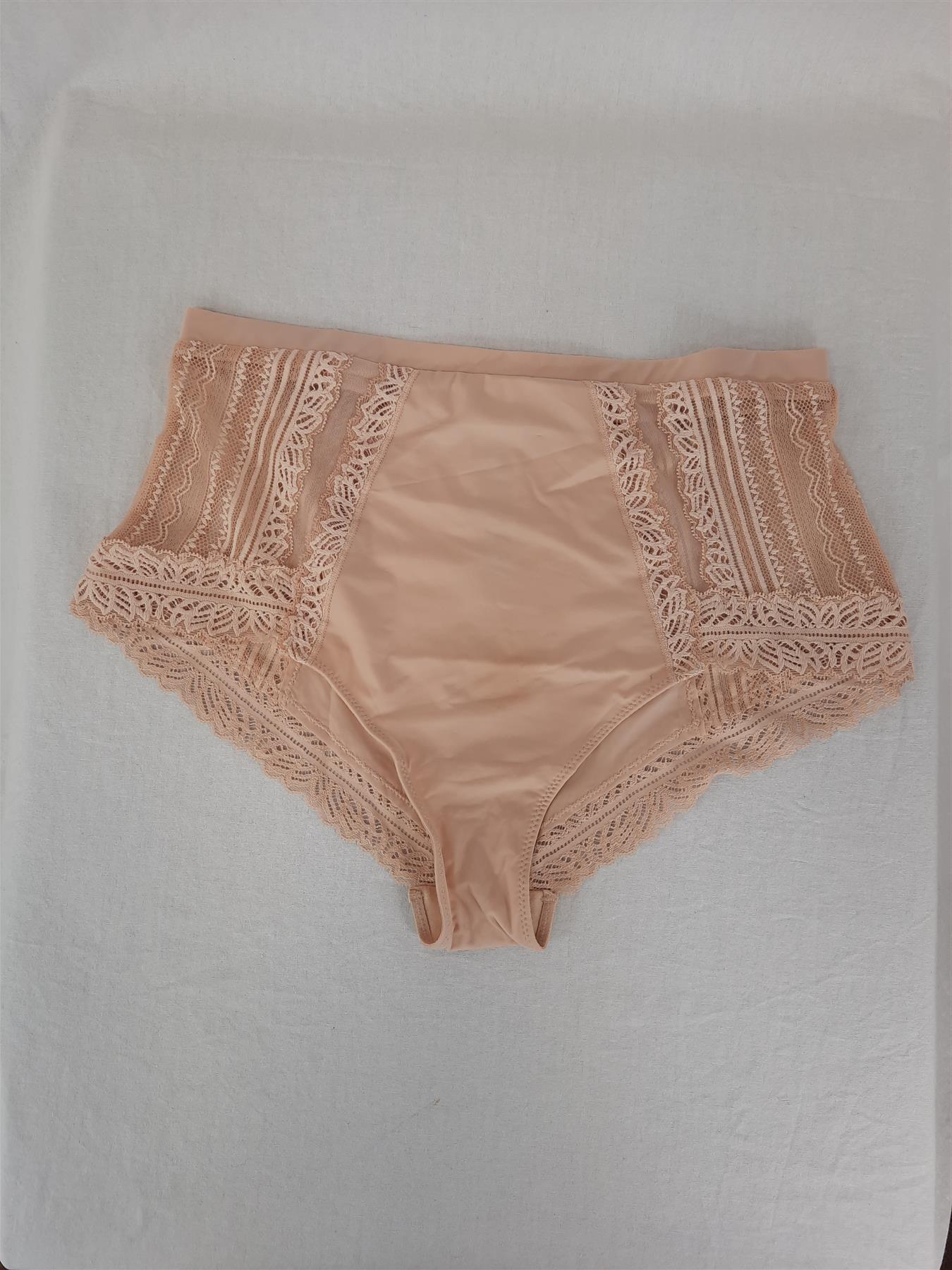Women's Classic Lace Knickers Full Brief Sustainable Fabric Brand New