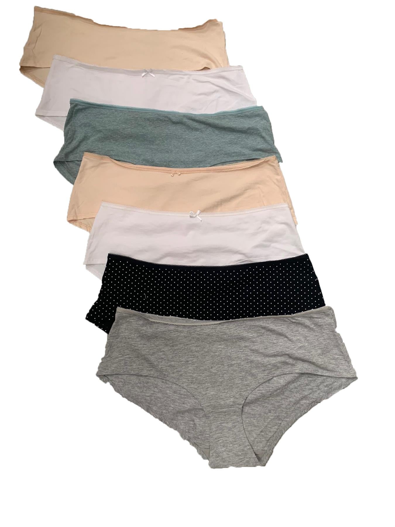 Next Store Cotton or-and Microfibre Short Hipster Brief Knickers 7 Pack