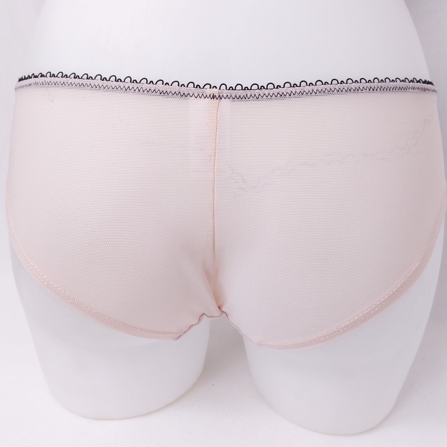 2-Pack Collection Powder Pink Line Brief Knickers Sheer Lace