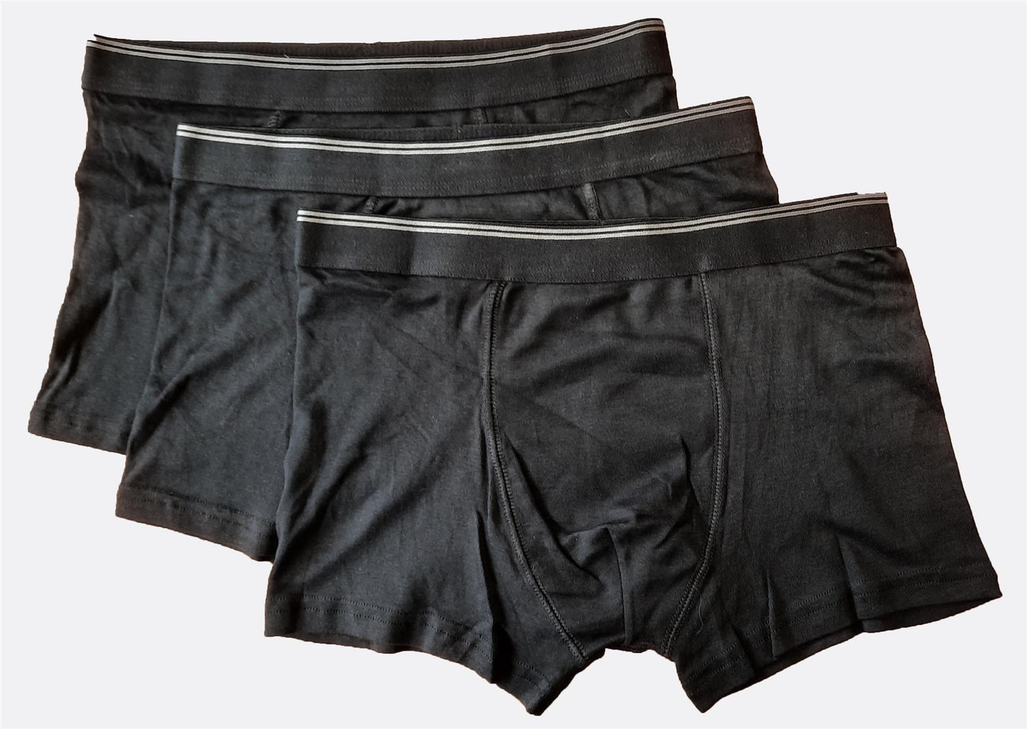 Men's Hipster Stretch Boxer Shorts Trunks (Pack of 3)