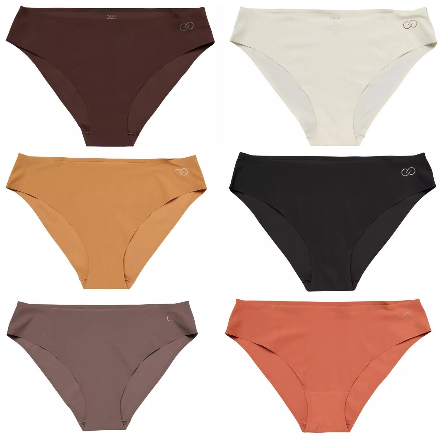 Calia Women's Bikini Brief Knickers Sport Fitness Stretch Cotton Lined Underwear