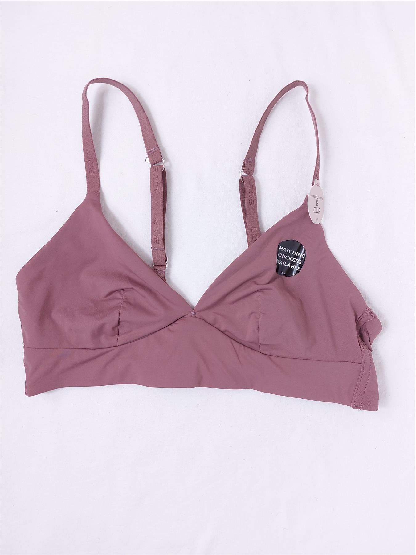 Smoothing Bralette Non-Wired Unpadded Comfort Plunge Brand New