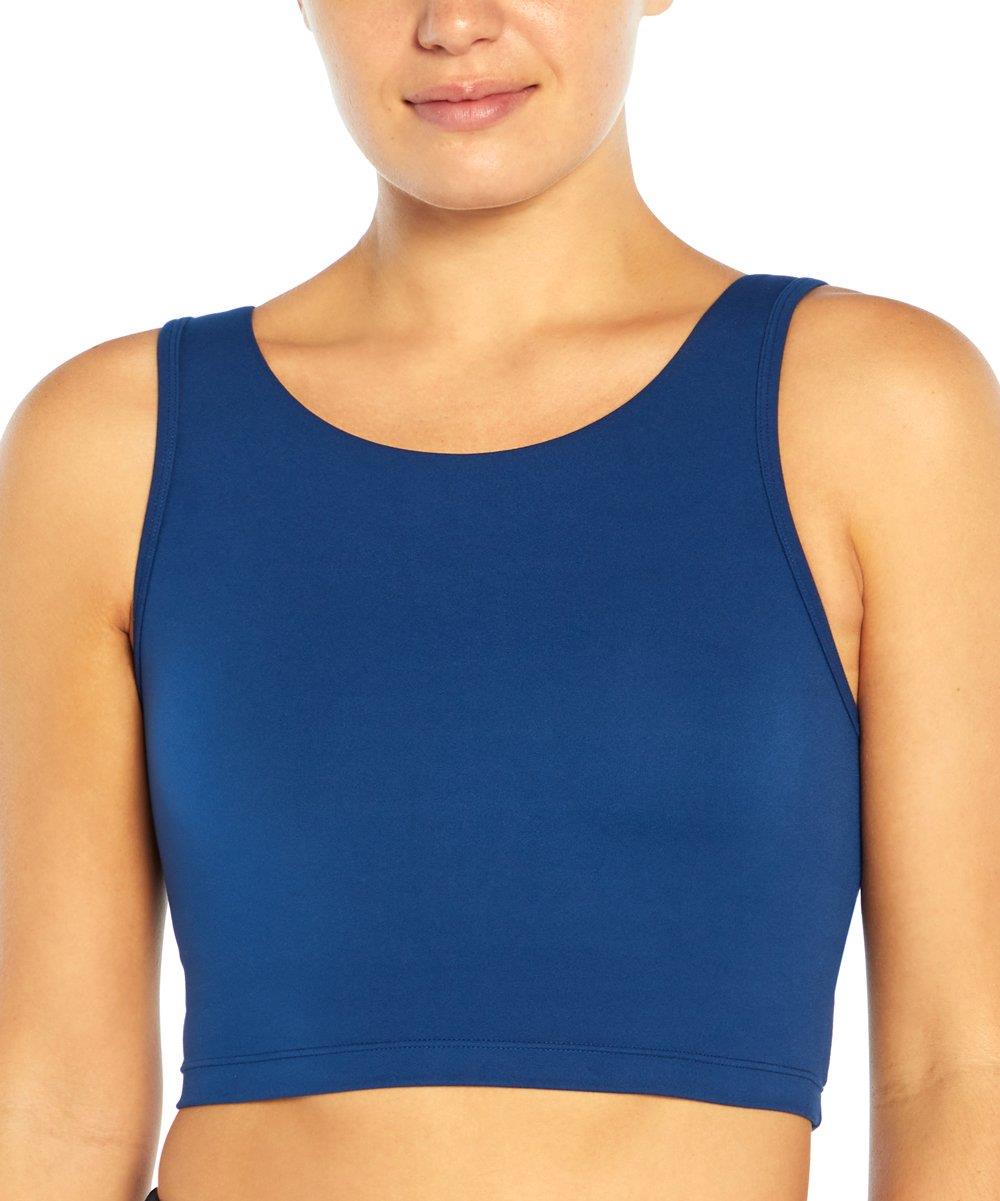 Jessica Simpson Sports Bra Longline Non-Wired Removable Padding Cutout Back Gym