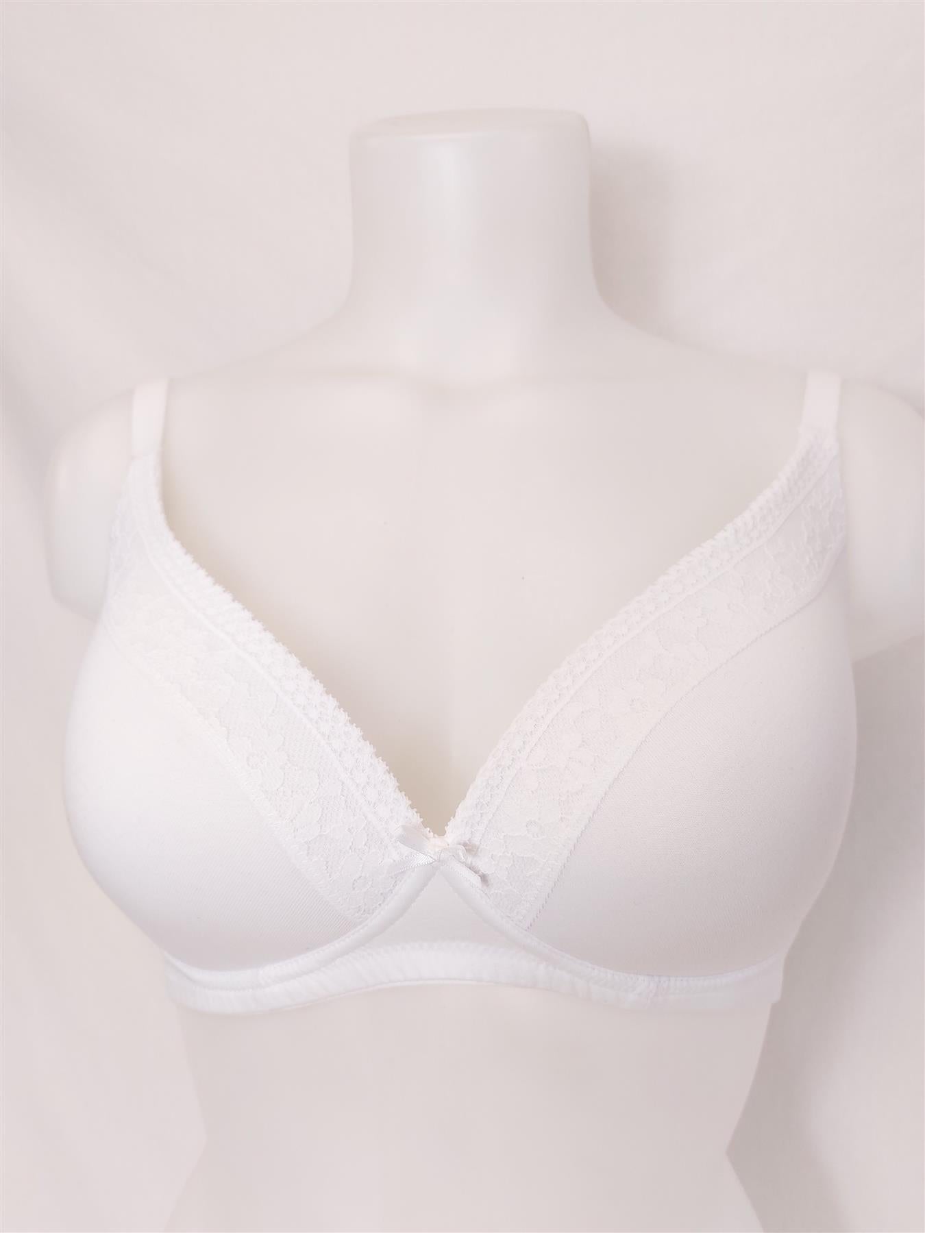 2-Pack Cotton Wired or Non-Wired Full Cup Bras Brand New