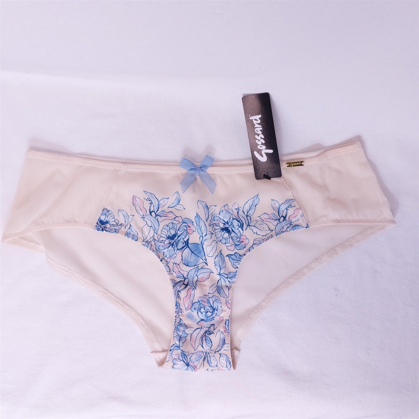 Gossard China Blue Short Brief Knickers Floral Print 12304 New Lingerie
