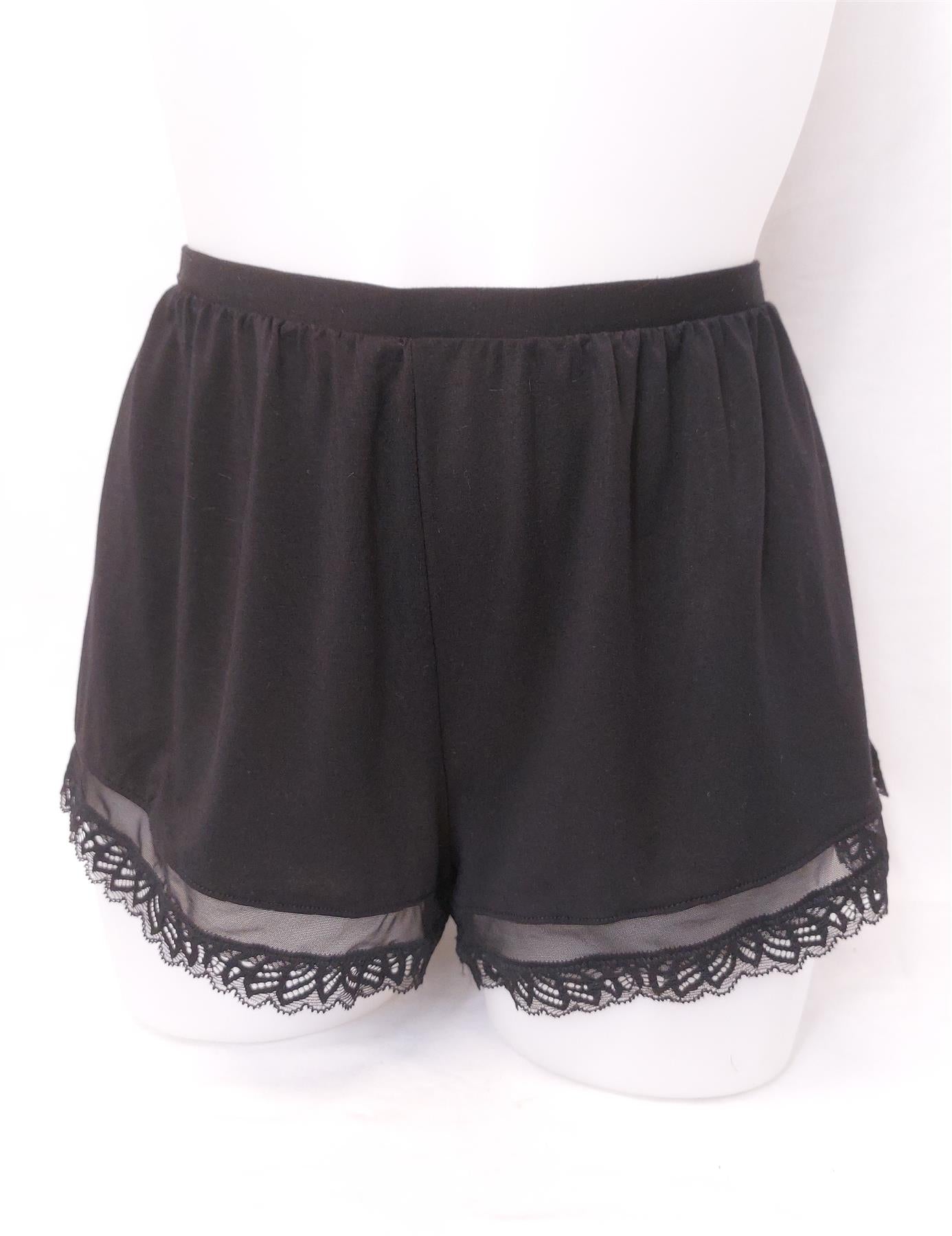 Women's French Knickers Nightshorts Lace Trim