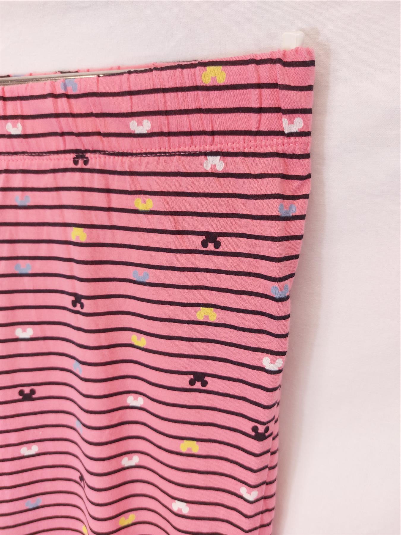 Women's Pyjama Bottoms Pure Cotton Pink Stripe Supersoft Comfy PJ Pants