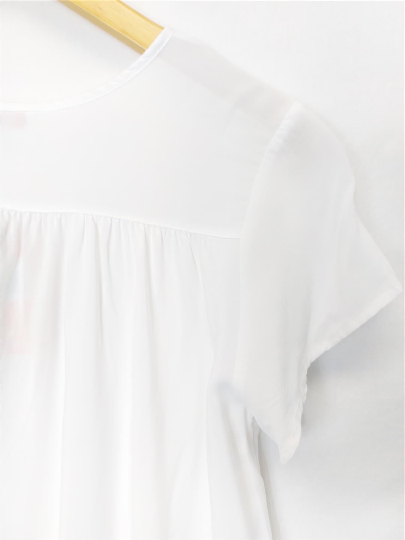 Minijammies Girls' Pyjama Set AOE White Soft Woven Pure Modal Kids' PJs