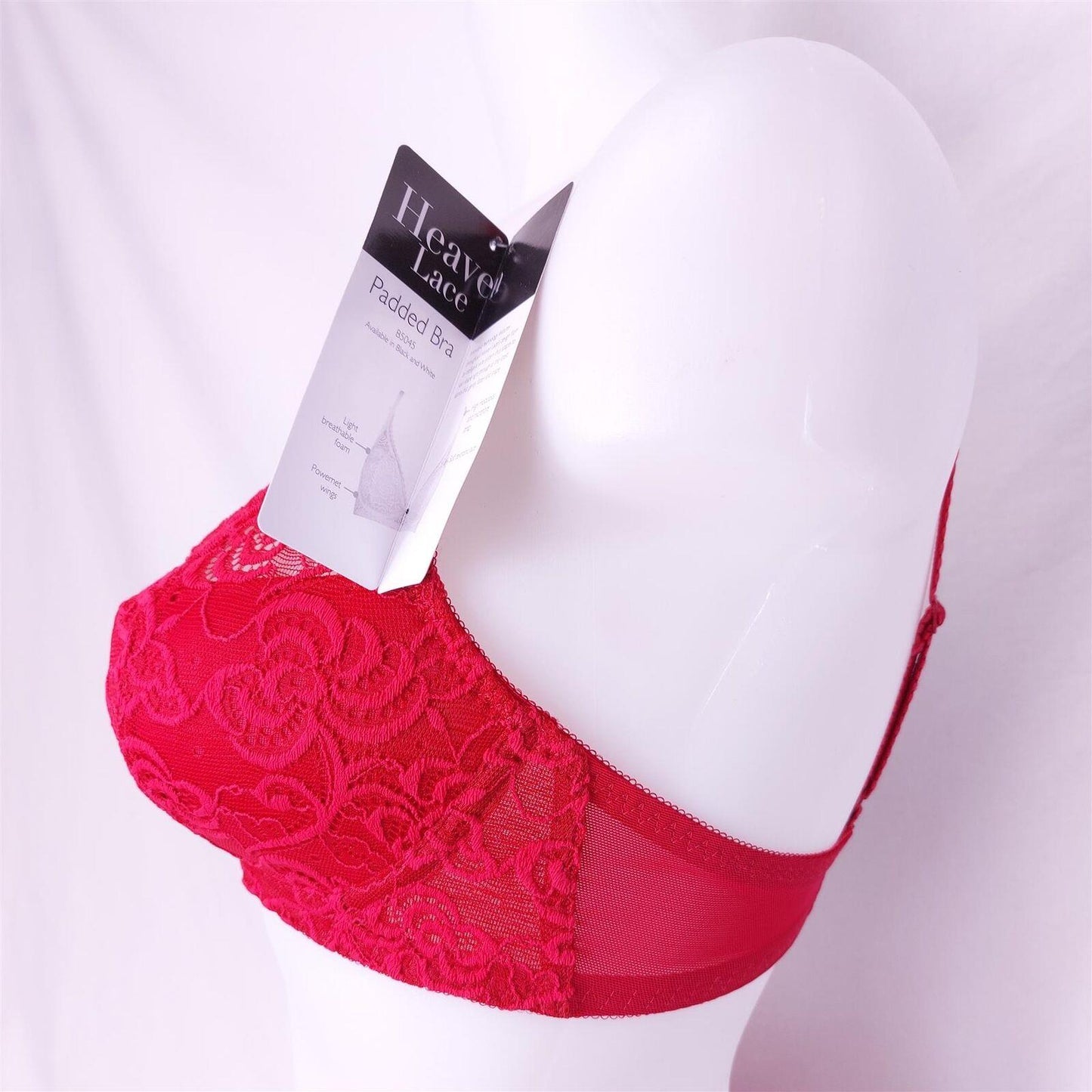 2x Berlei Lace Comfort Bras Underwired Padded Multipack 32B-34D Red or White New