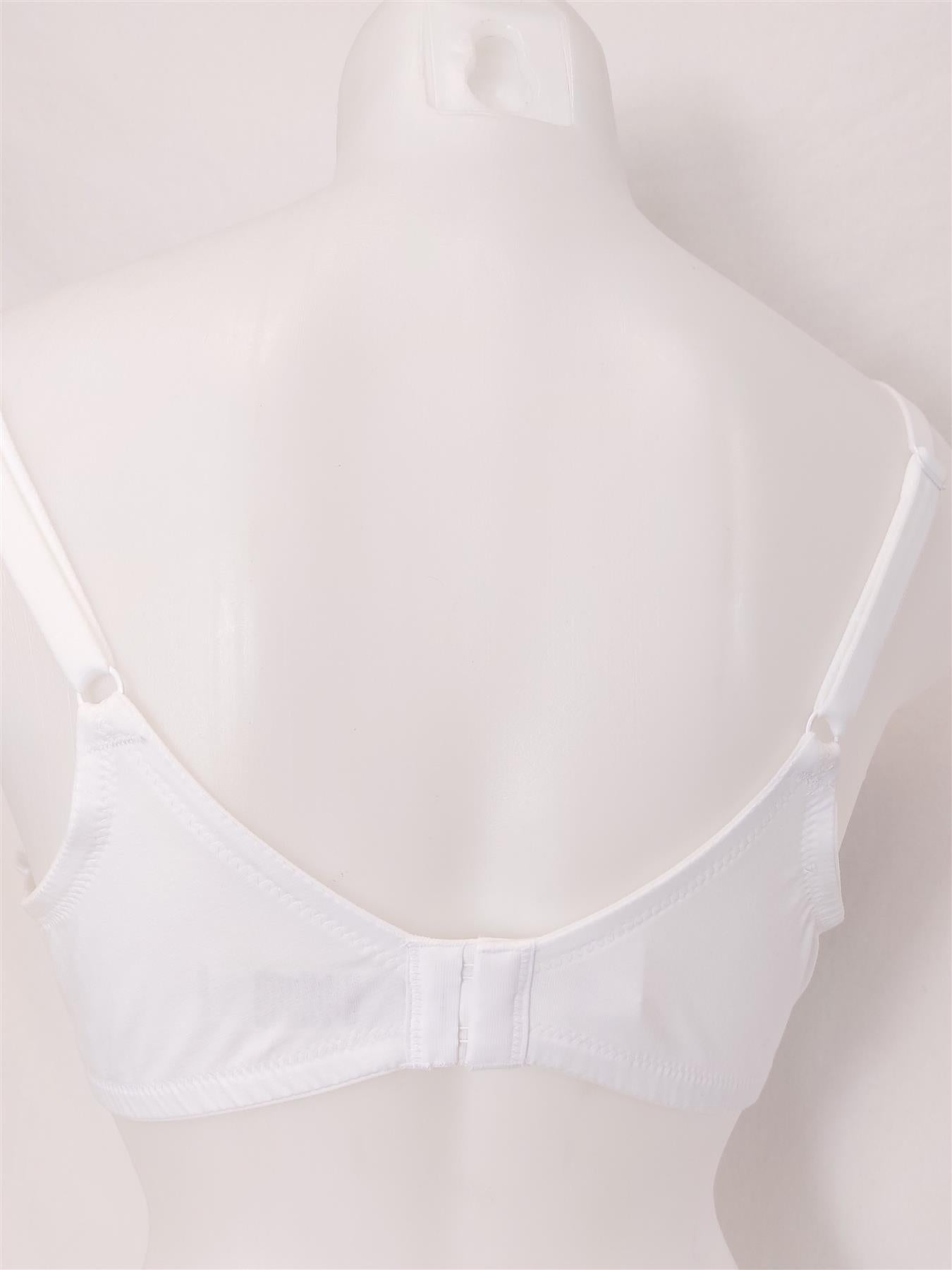 2-Pack Cotton Wired or Non-Wired Full Cup Bras Brand New