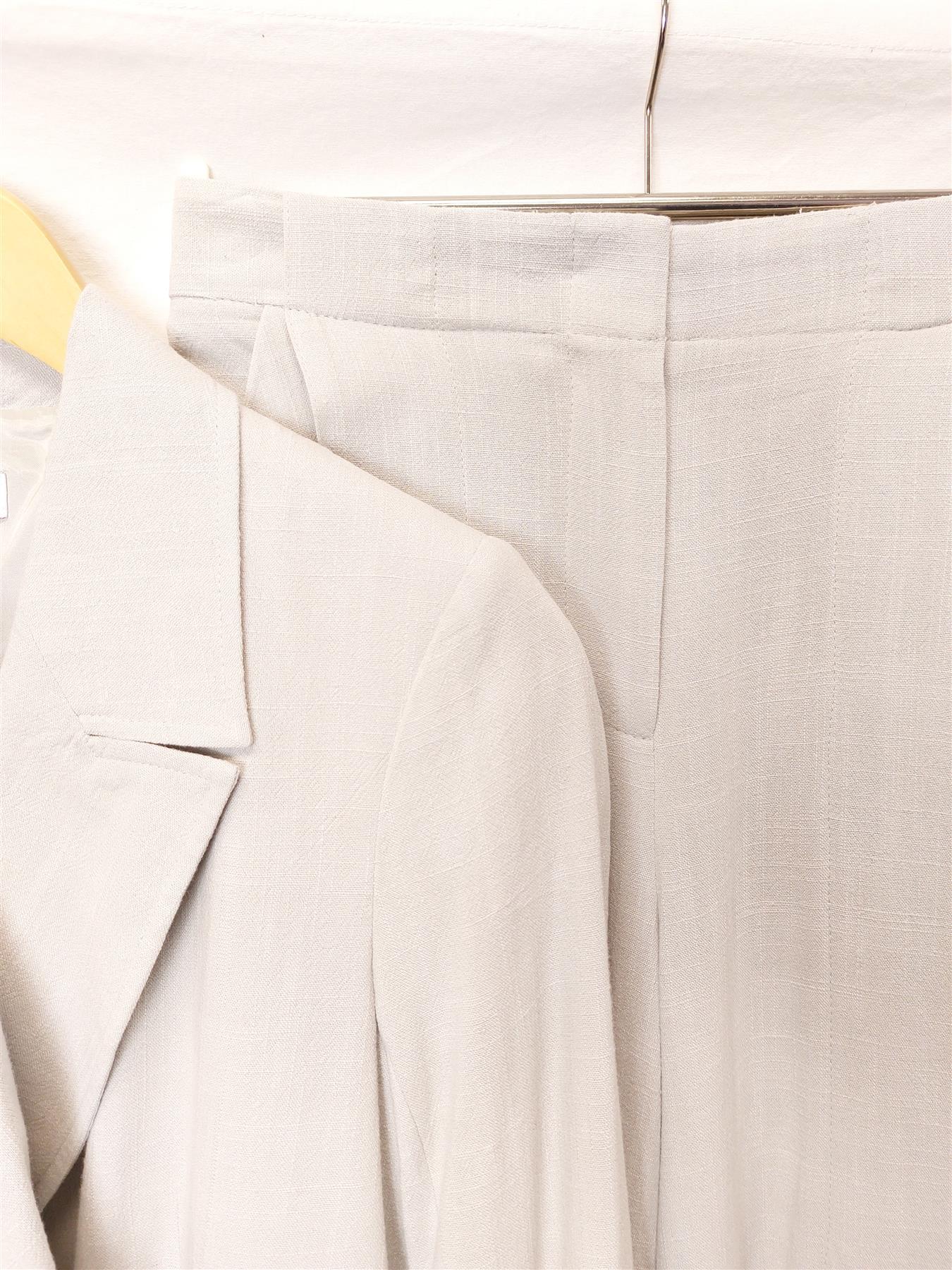 New Women's Trouser Suit Jacket & Pants Smart Office Workwear Grey Sizes 6-10
