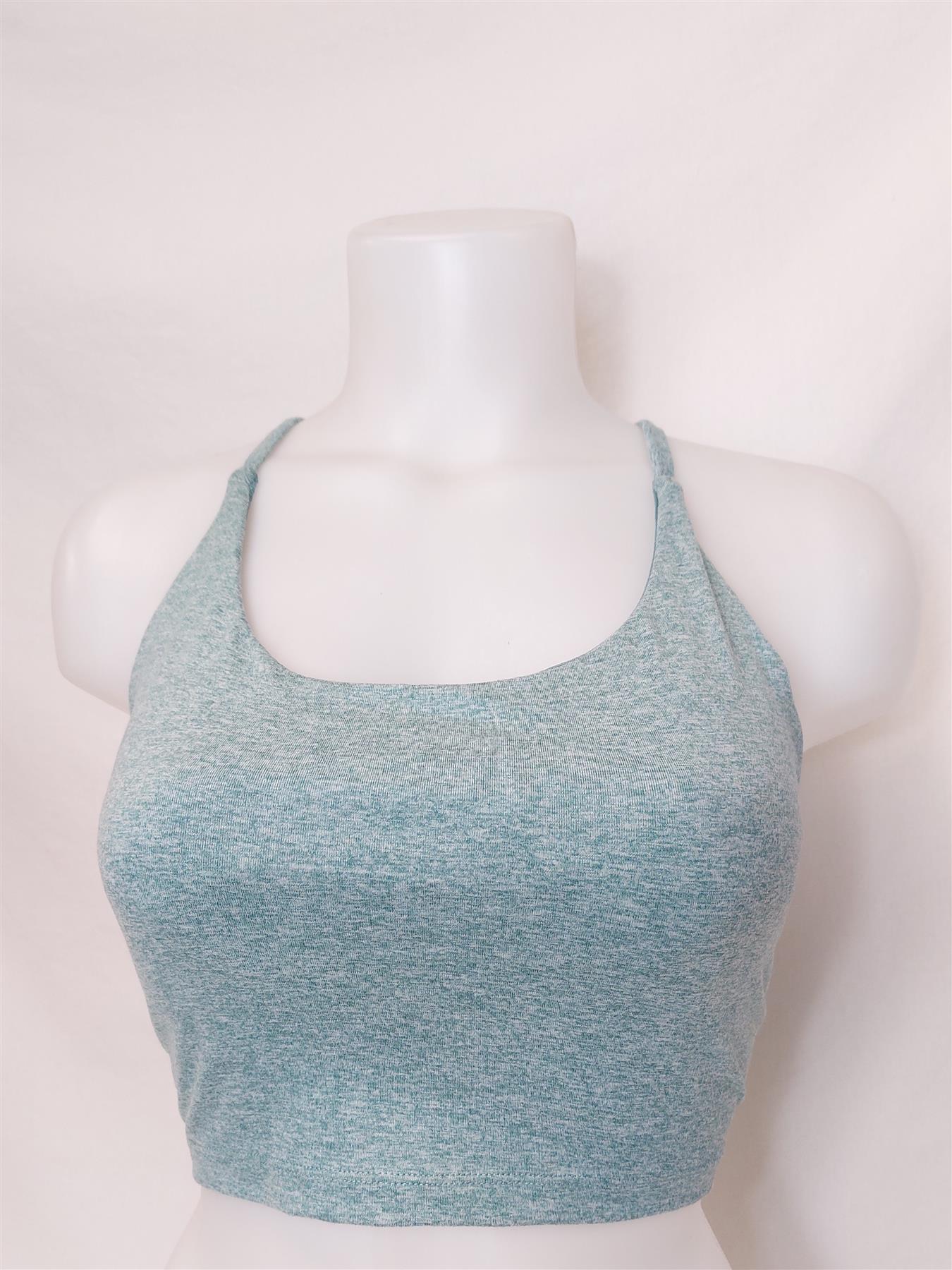 Balance Collection Crop Top Yoga Top Sports Bra Padded Non-Wired Dance Fitness
