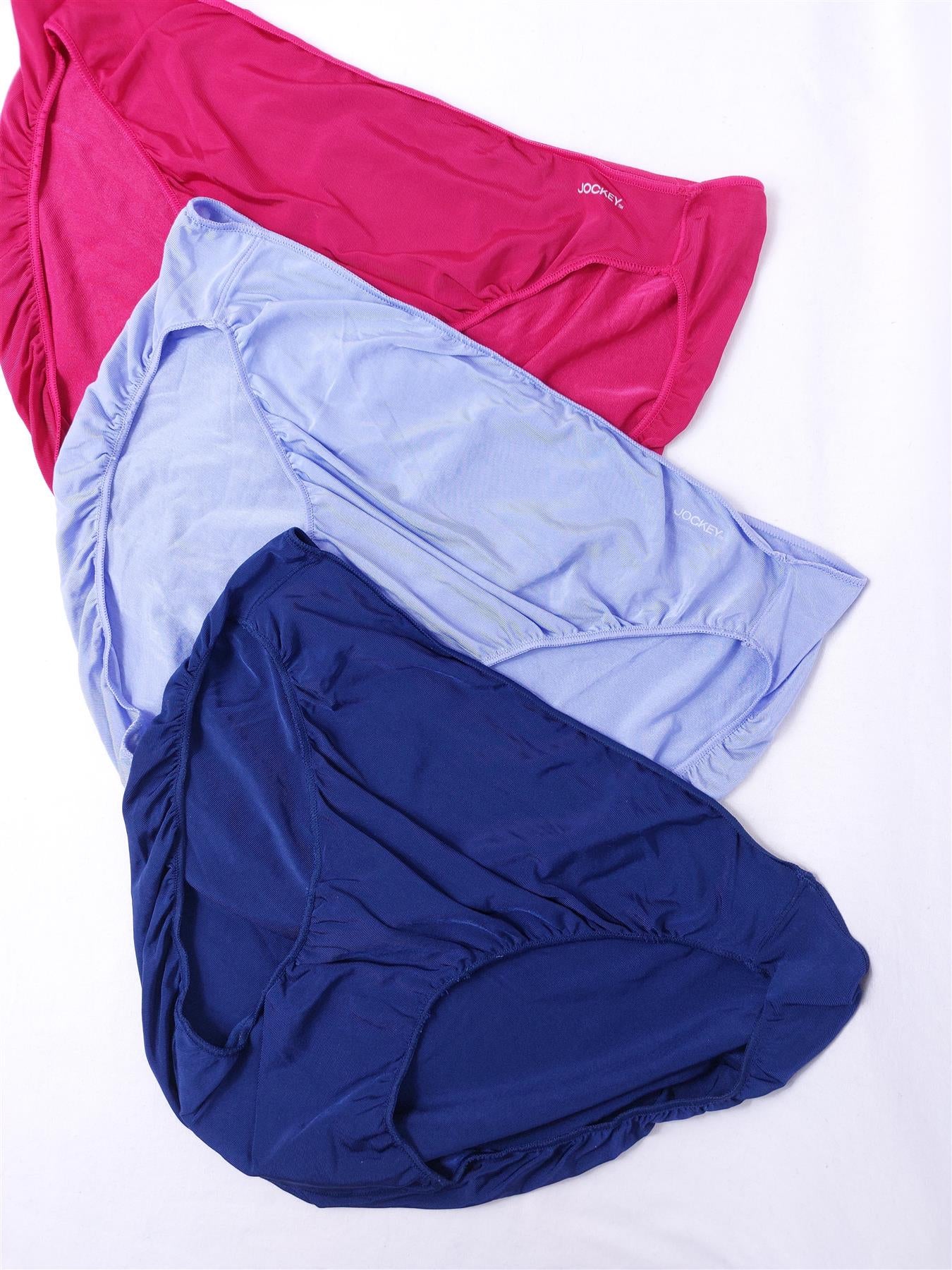 3-Pack Jockey High-Leg Knickers Women's Briefs Soft Comfort Multipack Assorted