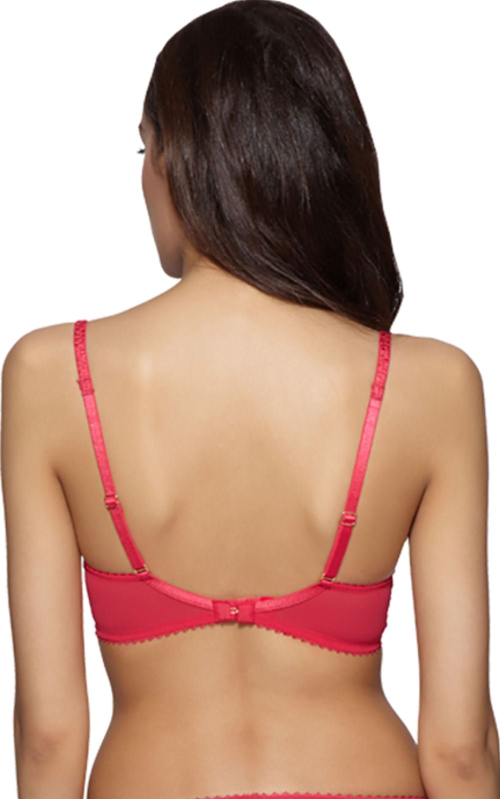 Gossard Gypsy Non Padded Underwired Lace Plunge Bra 11111 [30D,Rouge,11111,LL_1110]