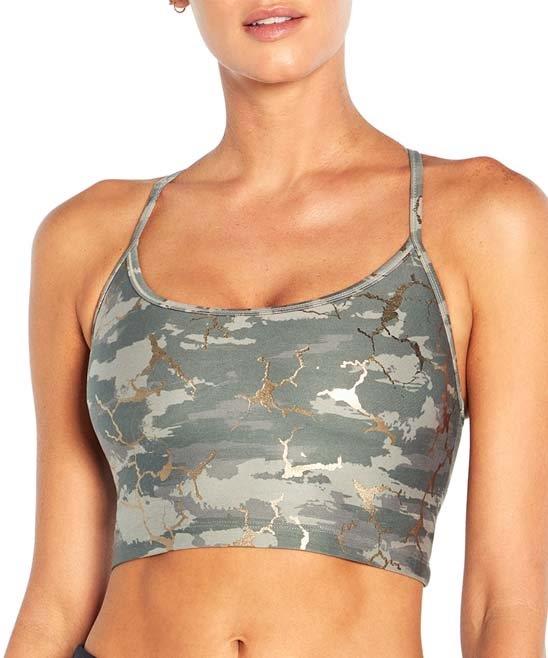 Marika Sports Bra Yoga Top Crop Top Removable Padding Non-Wired Longline Dance