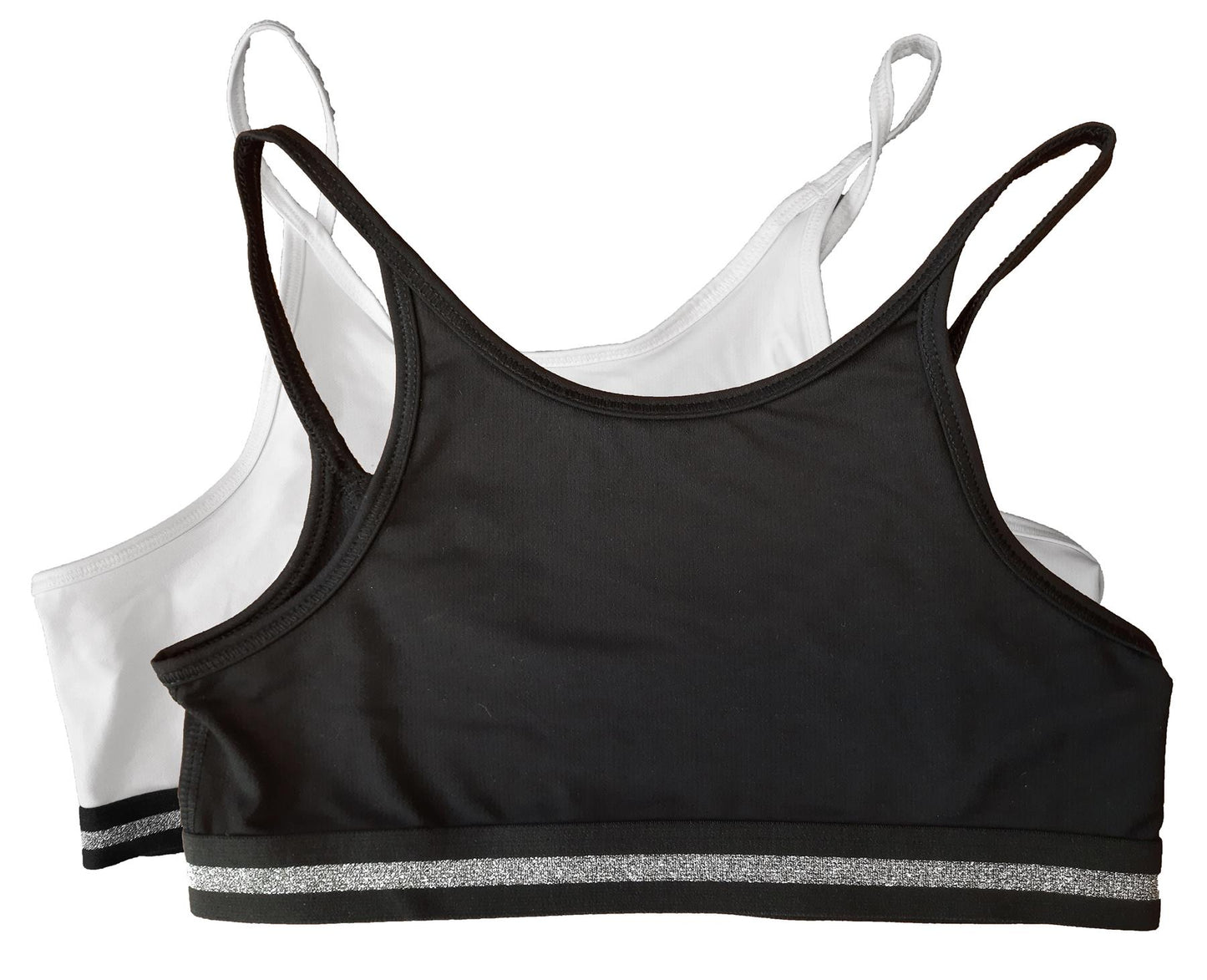 Athletic Works Sports Bra Crop Top 2-Pack Fitness Workout Gym Brand New