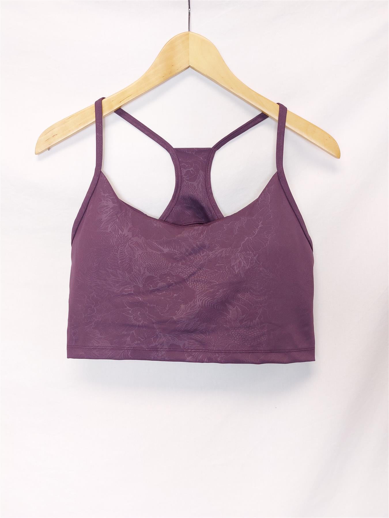 Balance Collection Yoga Top Sports Bra Removable Padding Non-Wired Medium Impact