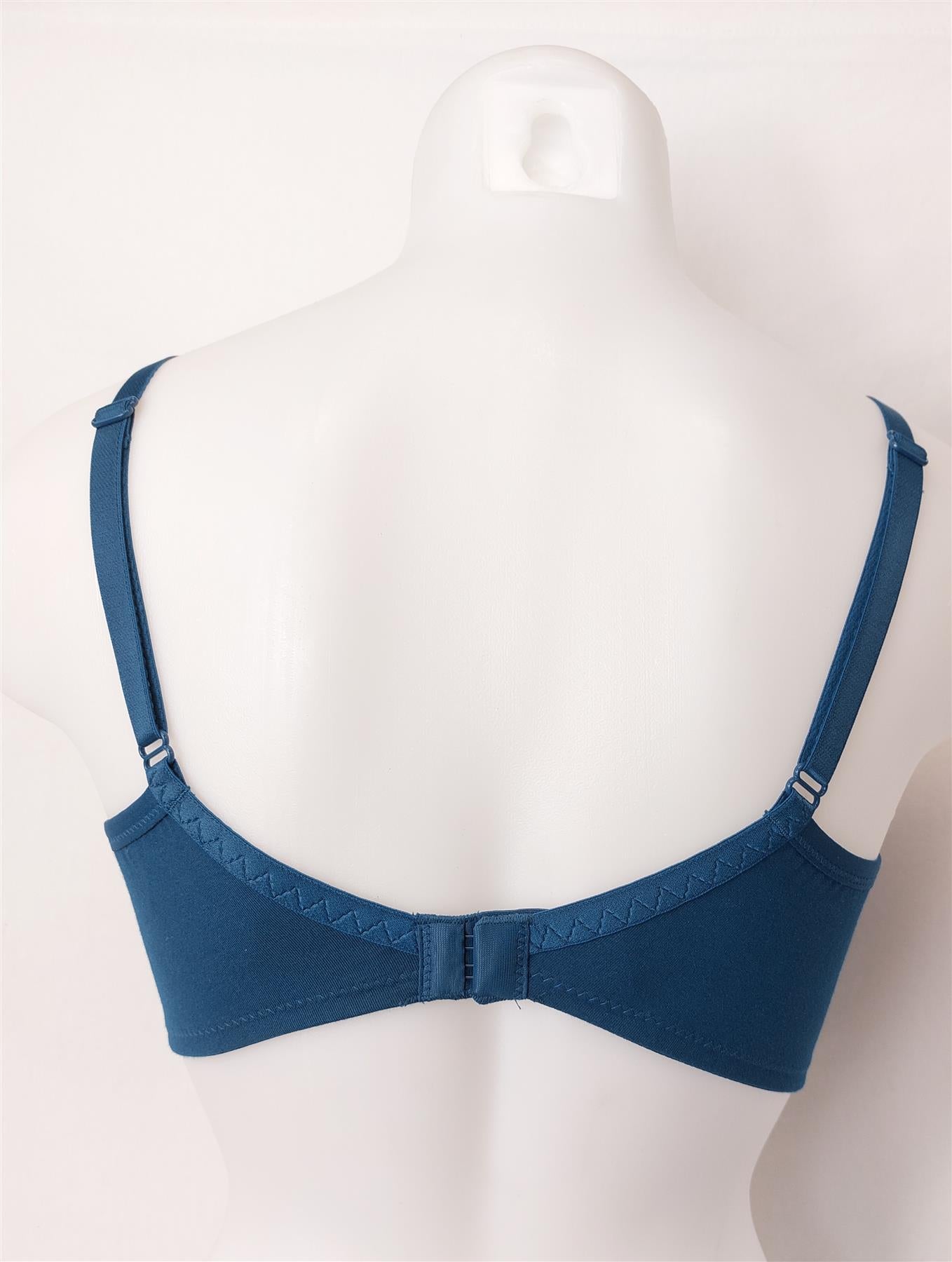 Comfort Support Bra Unpadded Non-Wired Embroidered High Street New 32-44 B-DD