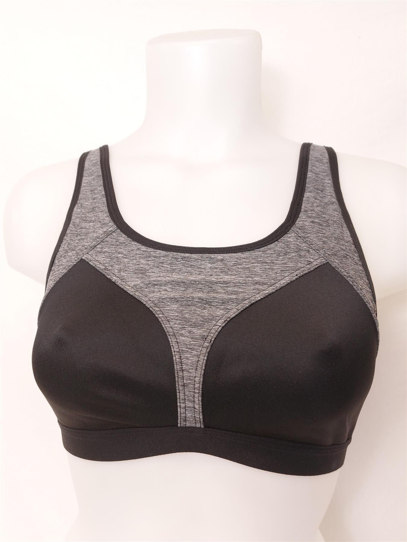 High Impact Sports Bra Multiway Non-Wired Size 32-42 A-G UK High Street New