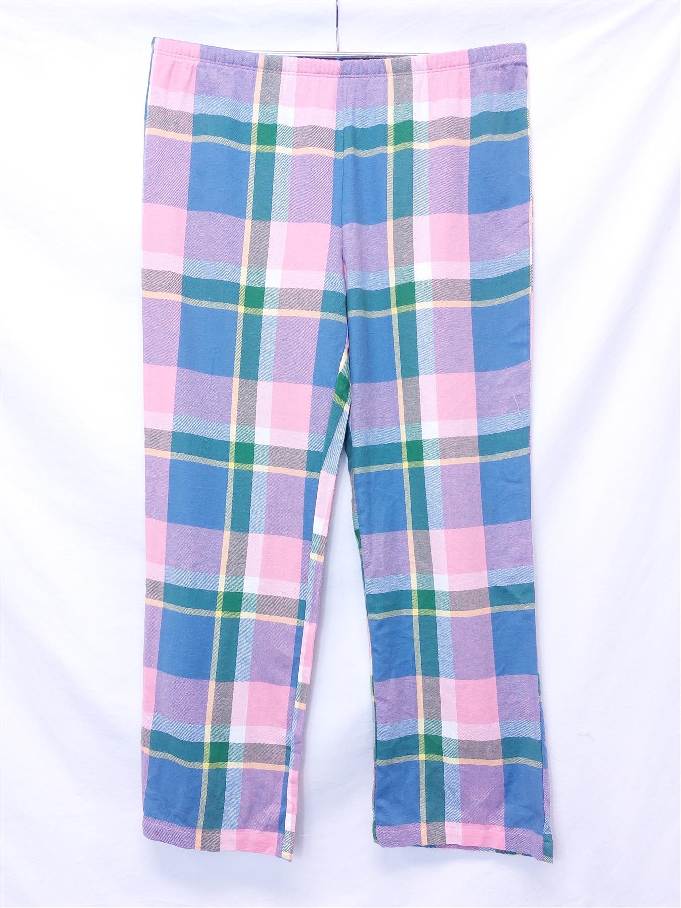 Women's Tu Pyjama Bottoms Pure Cotton Multicolour Check Soft Warm Comfy PJ Pants