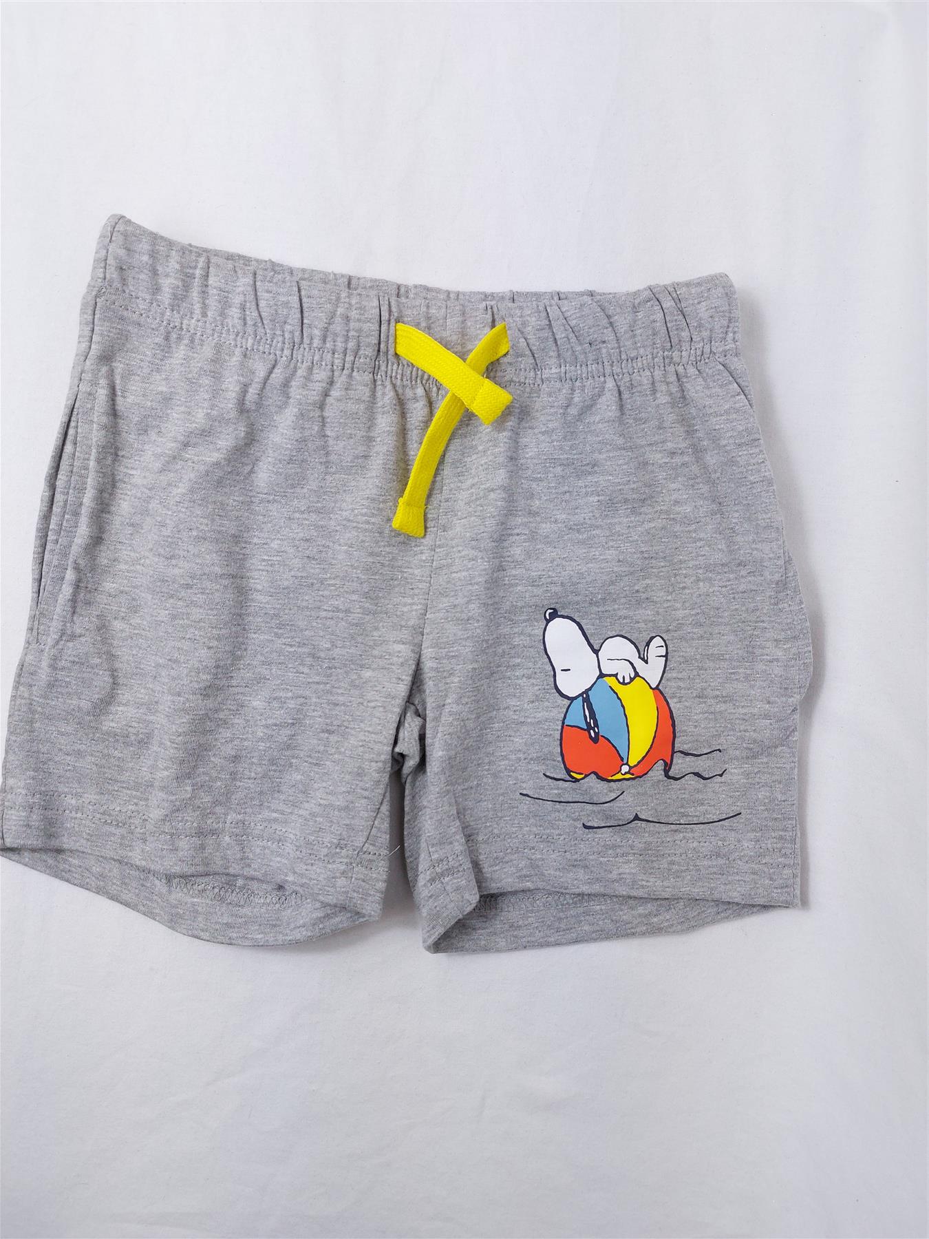 Boys' Pyjama Set Snoopy/Superman Top & Shorts Pure 100% Cotton Soft Comfy PJs