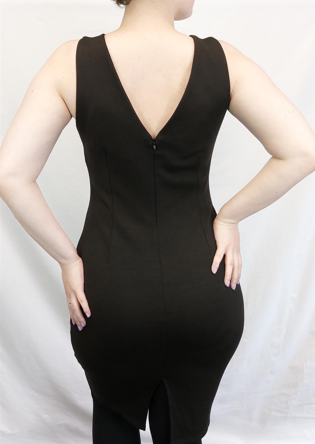 Ex-Next Black fitted evening Dress