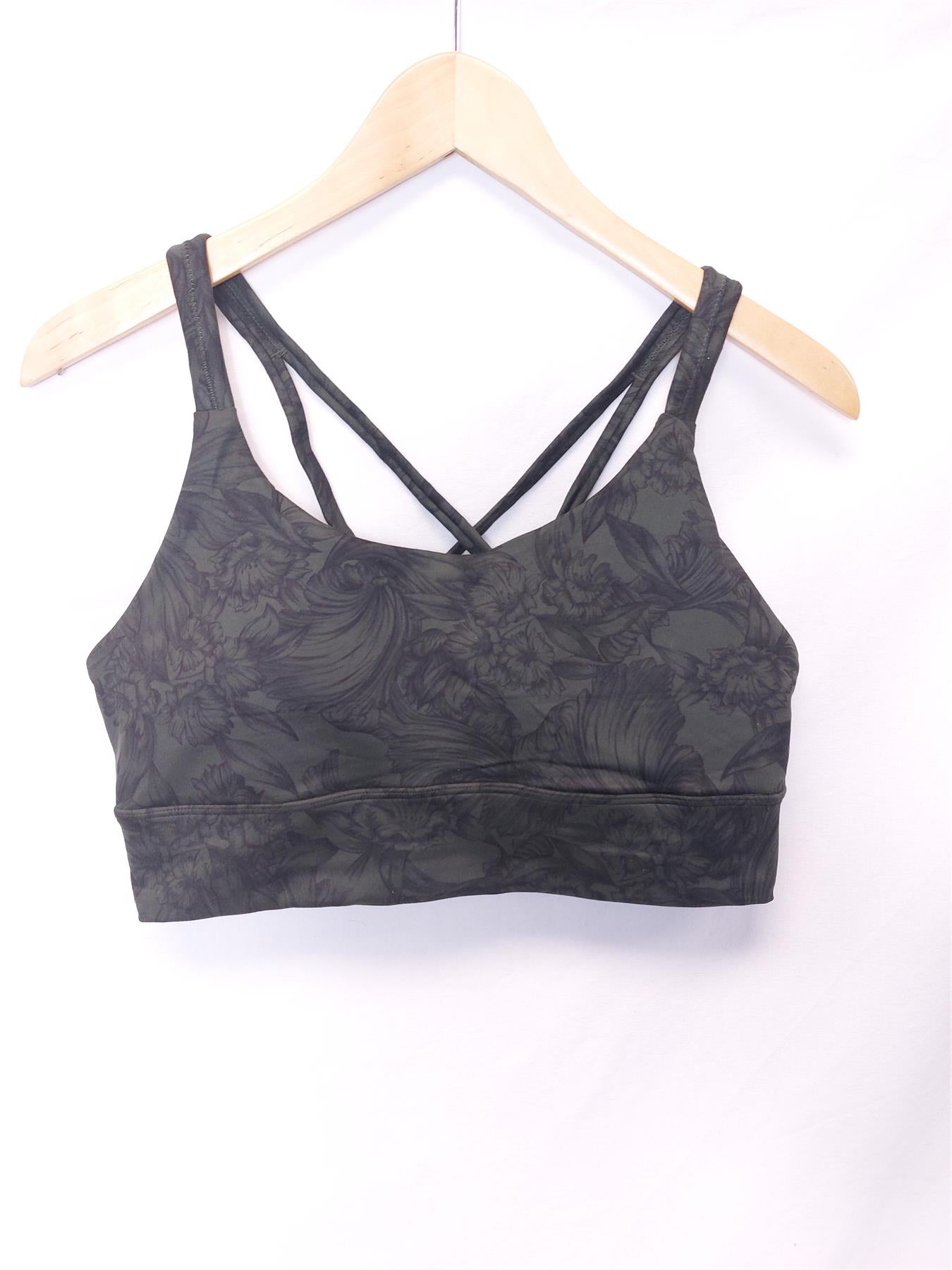 Yoga Top Sports Bra Marika/Zobha Floral Crop Supersoft Padded Non-Wired Comfort