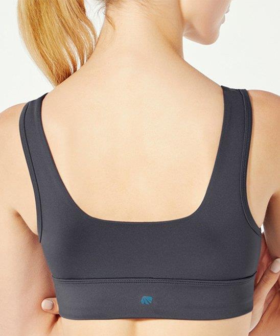 Cycle House Sports Bra Square Neck Non-Wired Padded Medium Impact Gym Yoga Top