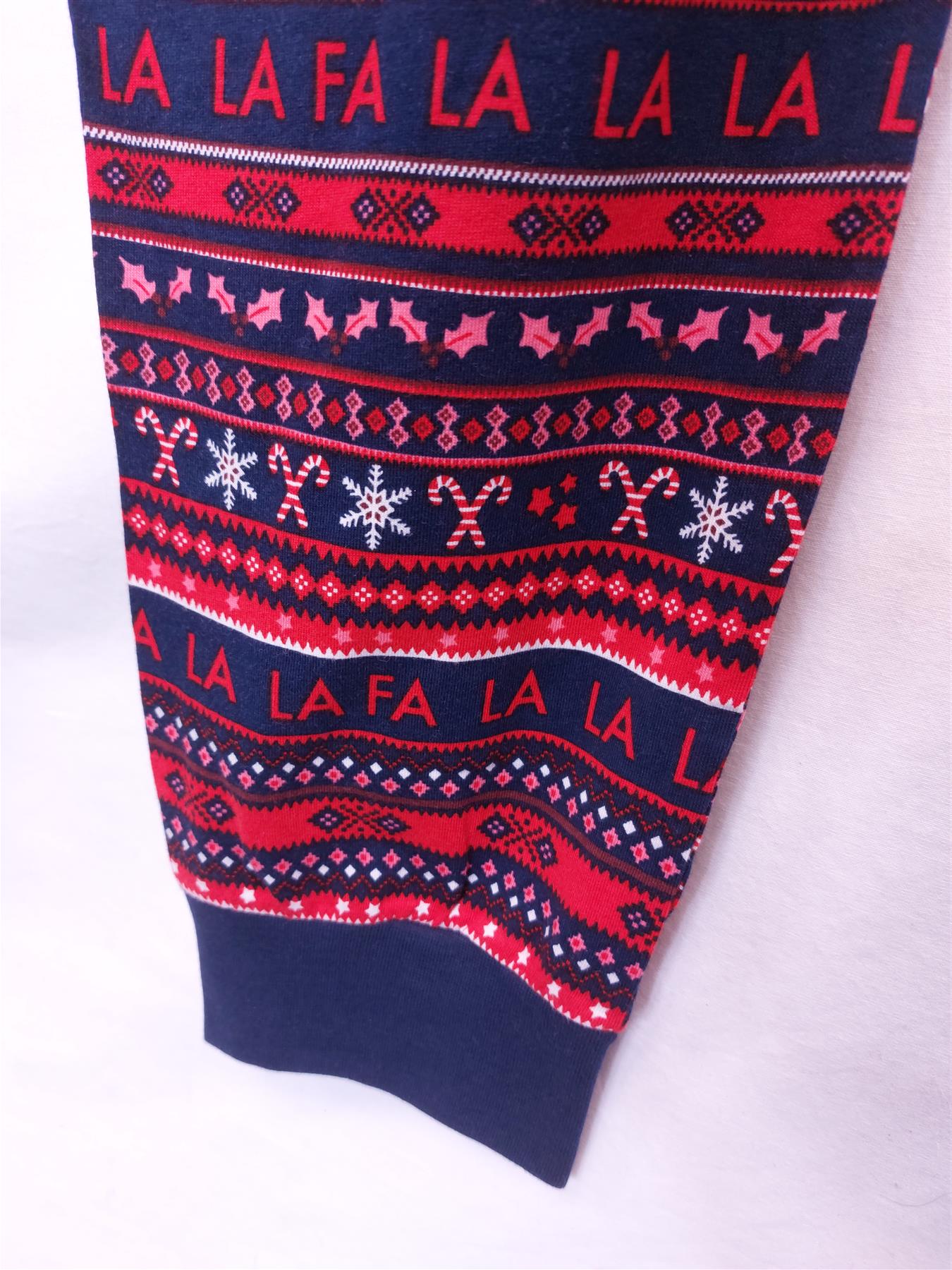Men's Christmas Pyjama Bottoms Xmas PJ Pants Warm Comfy Pure Cotton Red Navy