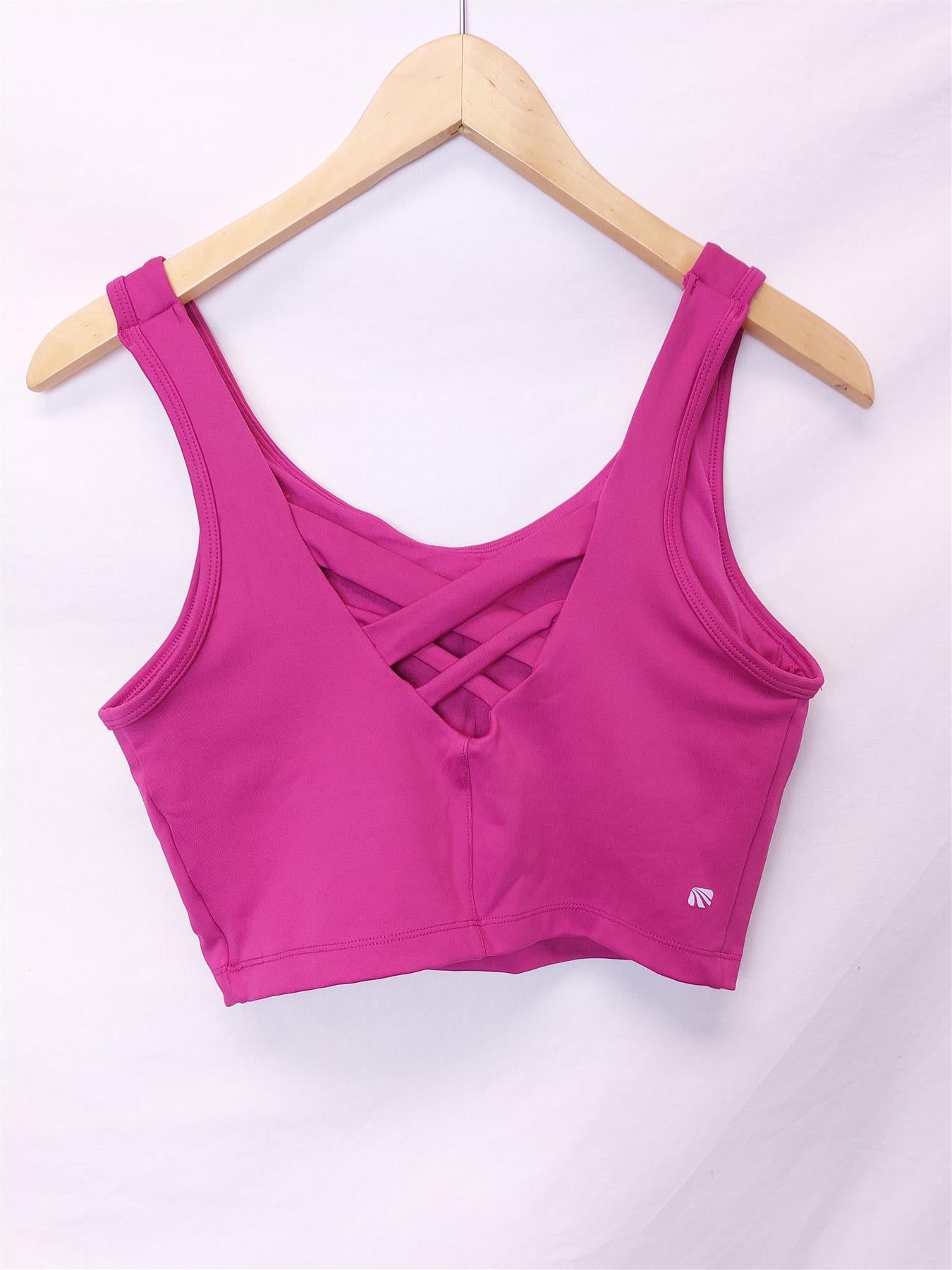 Marika Longline Sports Bra Non-Wired Removable Padding Crossback Soft Support