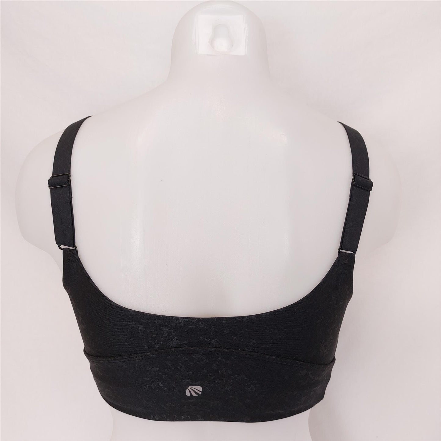 Marika Gym Sports Bra High Impact Non-Wired Removable Padding Black Embossed