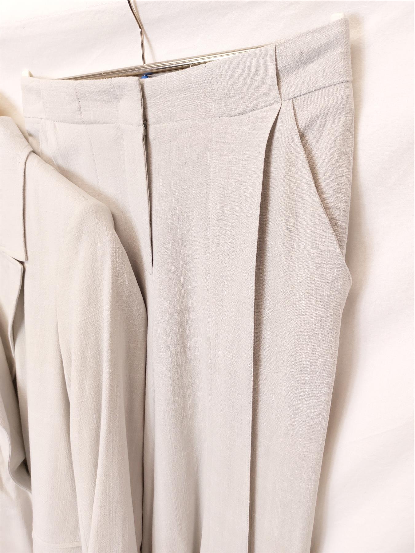 New Women's Trouser Suit Jacket & Pants Smart Office Workwear Grey Sizes 6-10