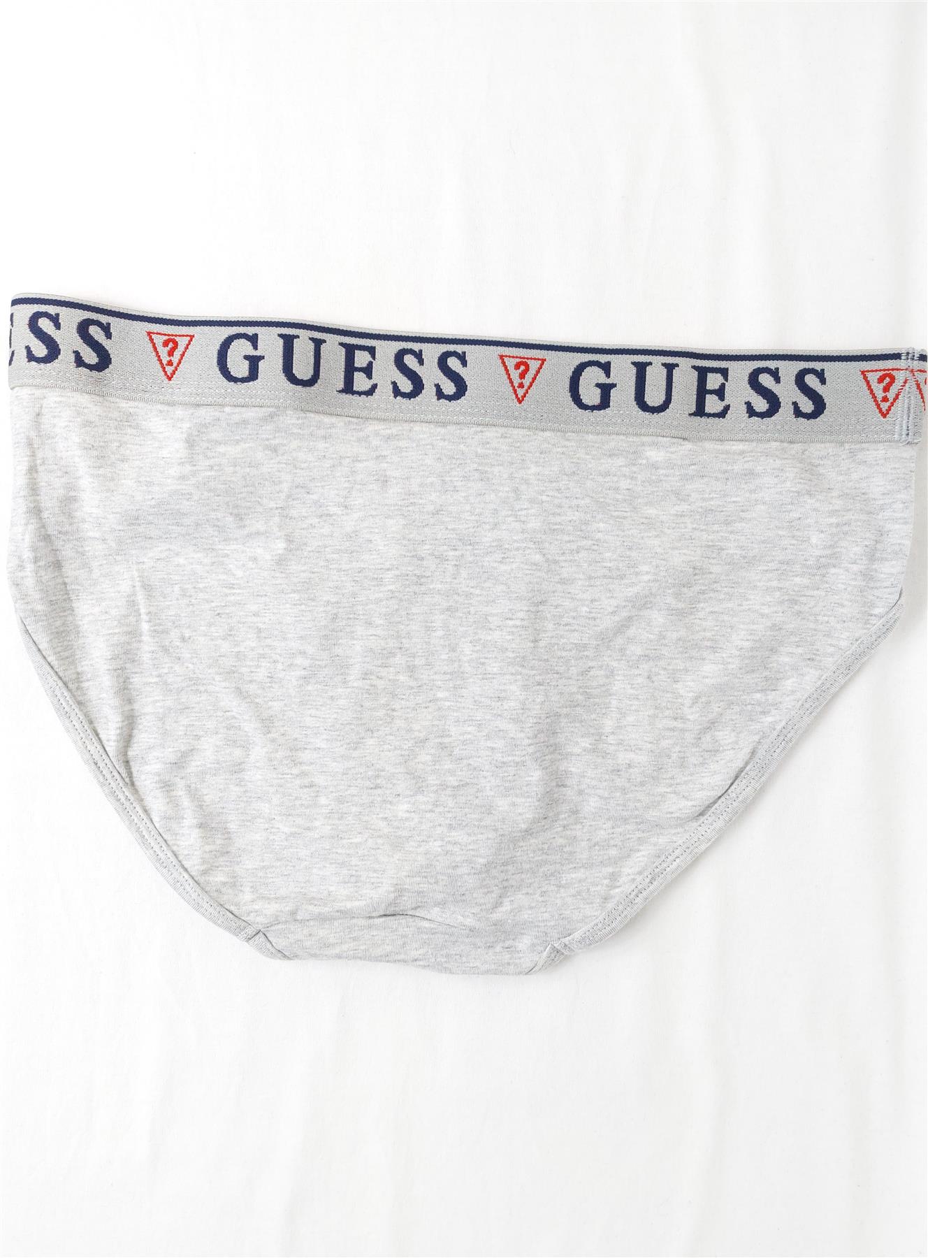 Guess Men's Briefs Underpants Designer Cotton Rich Jersey Elasticated Logo Band