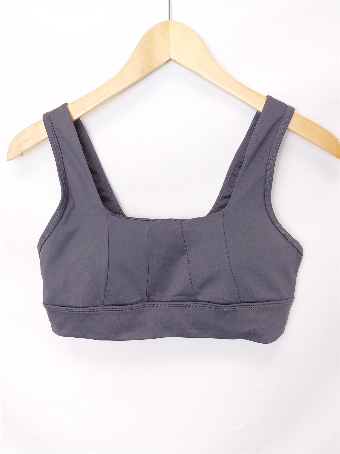 Cycle House Sports Bra Square Neck Non-Wired Padded Medium Impact Gym Yoga Top